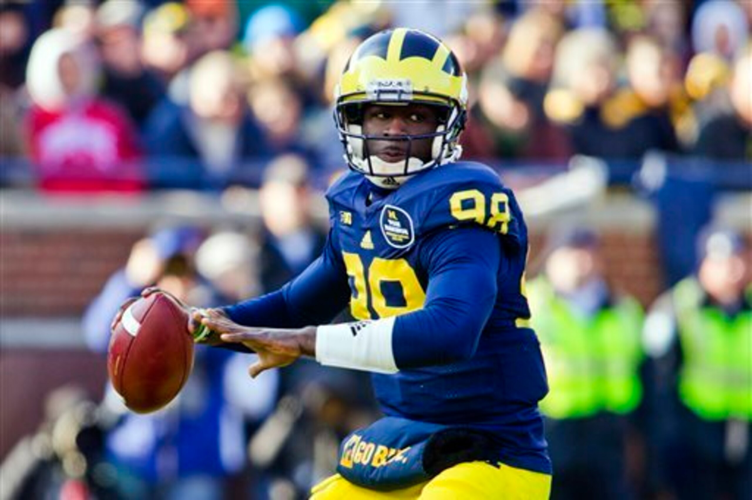 Devin Gardner will need to show improvement in 2014.