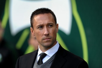 PORTLAND, OR - MARCH 03: Head coach Caleb Porter of Portland Timbers looks on before the game against the New York Red Bulls at Jeld-Wen Field on March 03, 2013 in Portland, Oregon. (Photo by Steve Dykes/Getty Images)