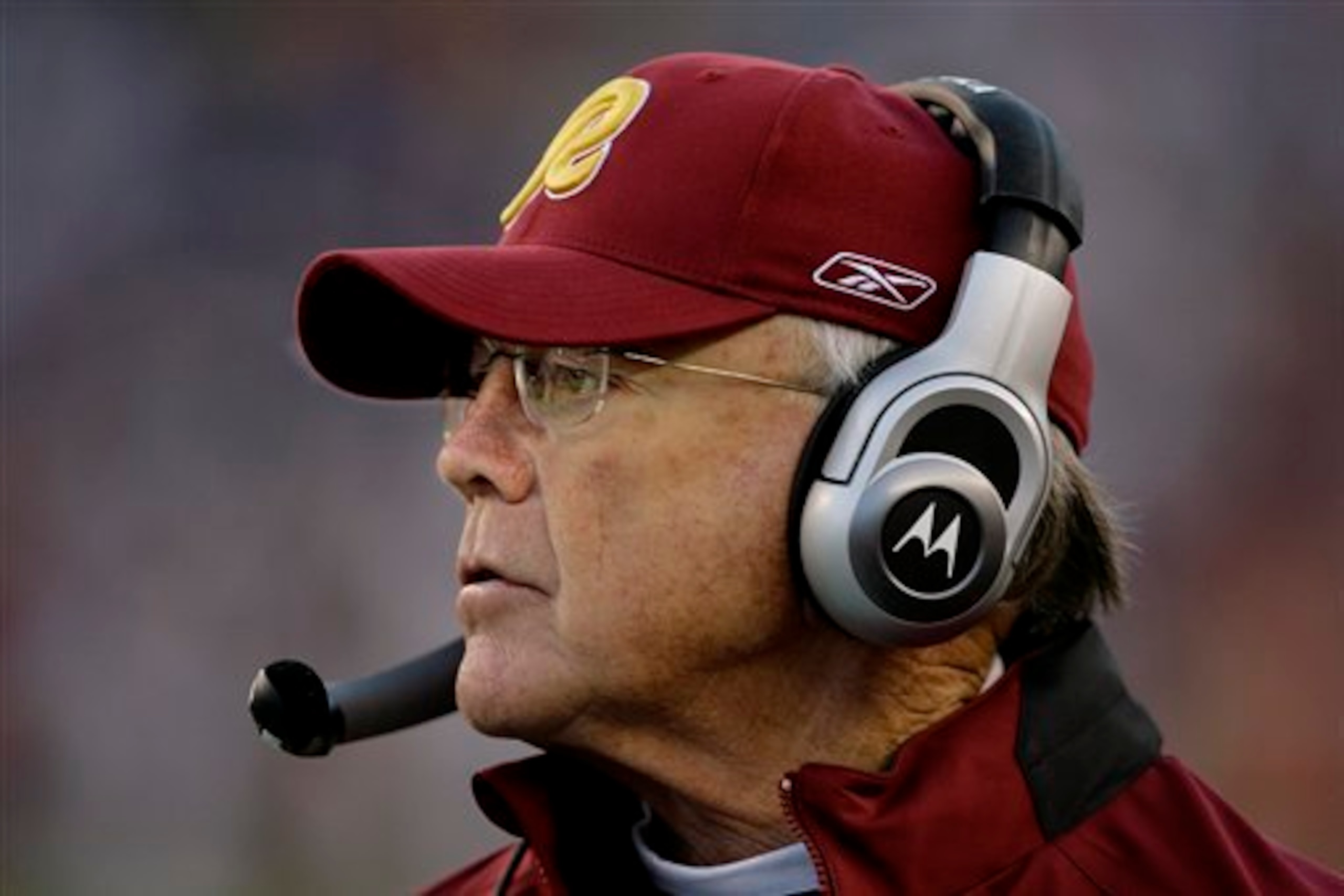 Joe Gibbs was succeeded by Richie Petitbon, who lasted one season.
