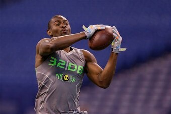 Stanley Jean-Baptiste would be an excellent value pick if the 49ers could grab him in the third round. Stanley Jean-Baptiste would be an excellent value pick if the 49ers could grab him in the third round.