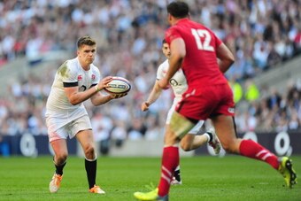 LONDON, ENGLAND - MARCH 09:  England player Owen Farrell in action during the RBS Six Nations match between England and Wales at Twickenham Stadium on March 9, 2014 in London, England.  (Photo by Stu Forster/Getty Images)