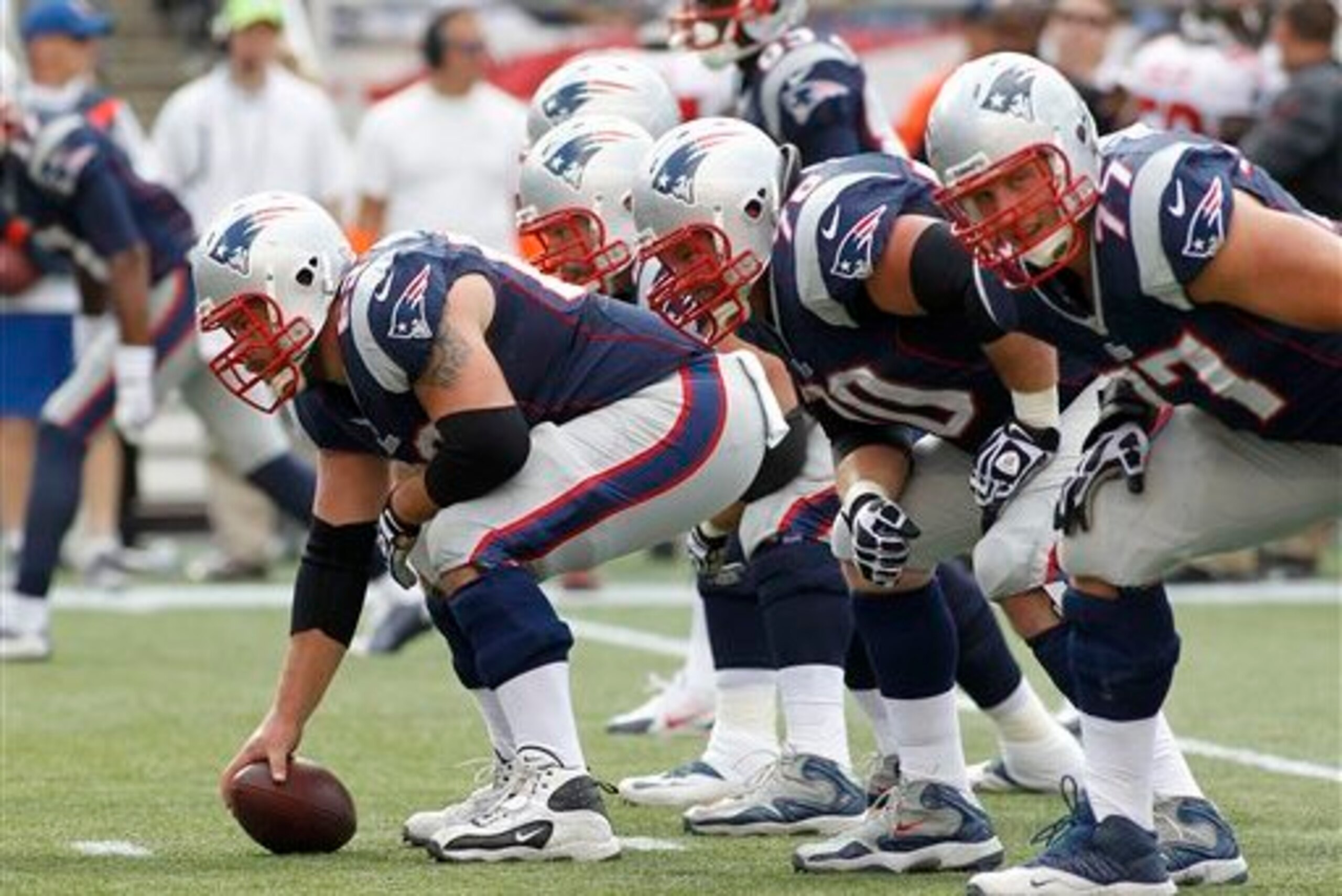 Pats will fill their needs on the offensive line so they can draft for value there in April.