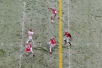 The Buckeyes have to go from being around the ball to denying passes.