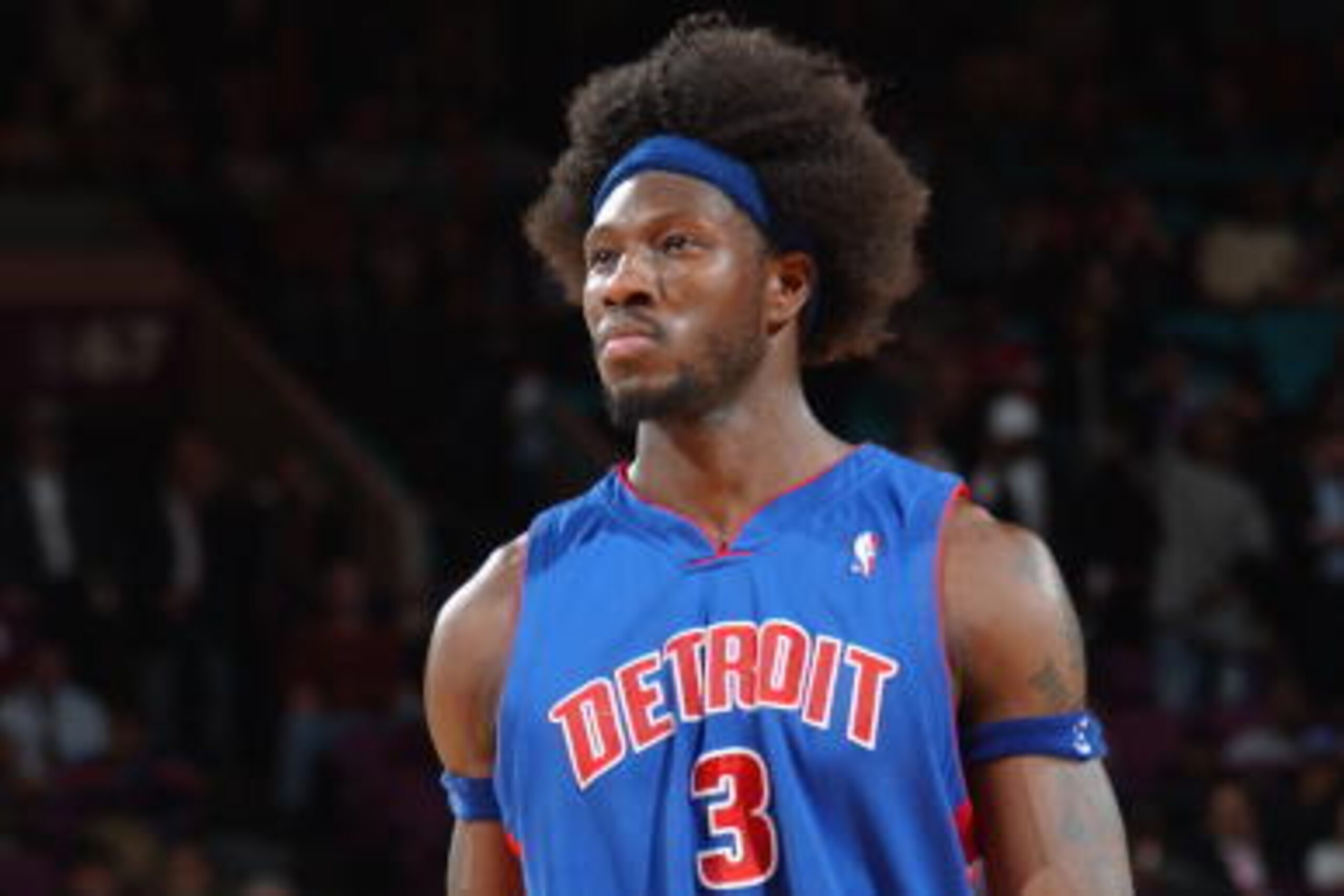 NEW YORK - DECEMBER 15:  Ben Wallace #3 of the Detroit Pistons walks on the court during the game against the New York Knicks on December 15, 2004 at Madison Square Garden in New York, New York. The Pistons won 94-93.  NOTE TO USER: User expressly acknowl