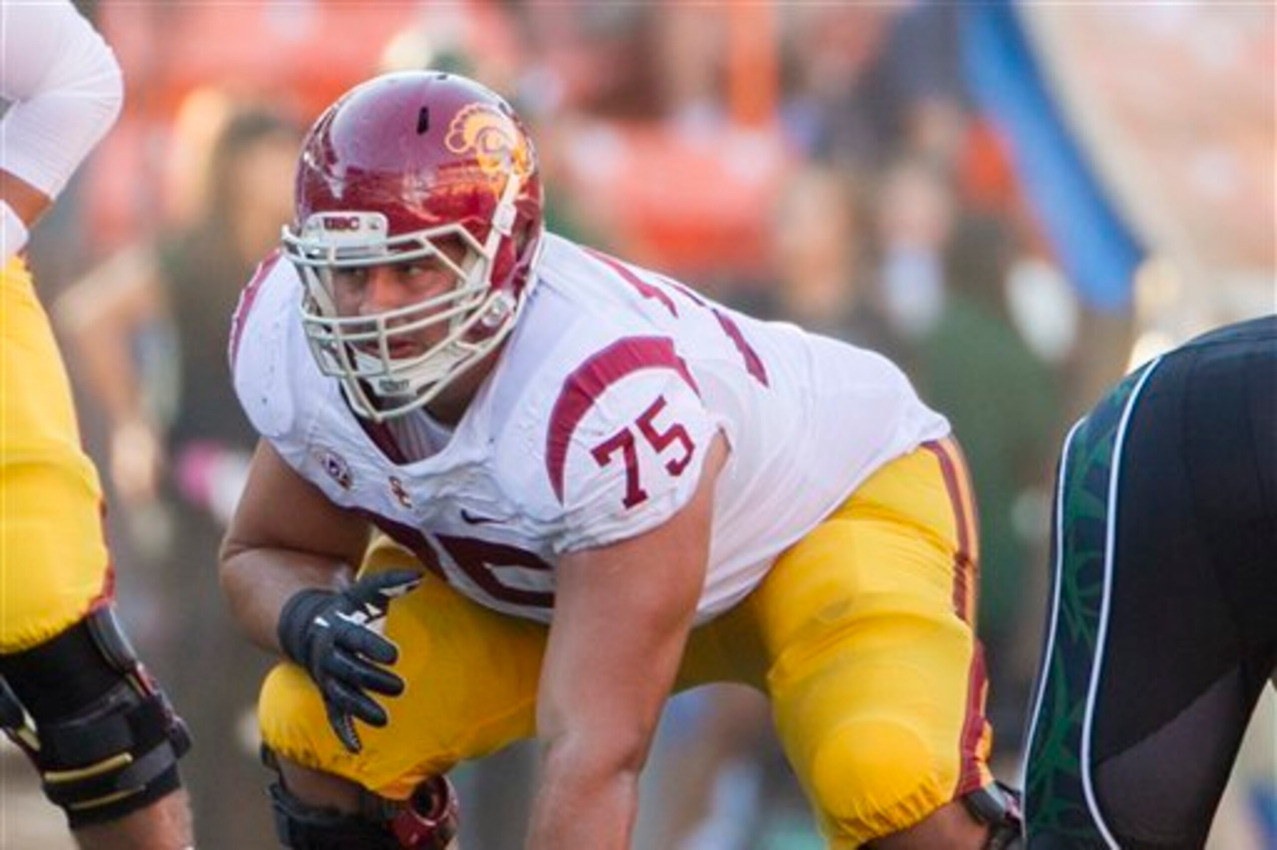 Tuerk has previously started at guard and tackle for USC. Tuerk has previously started at guard and tackle for USC.