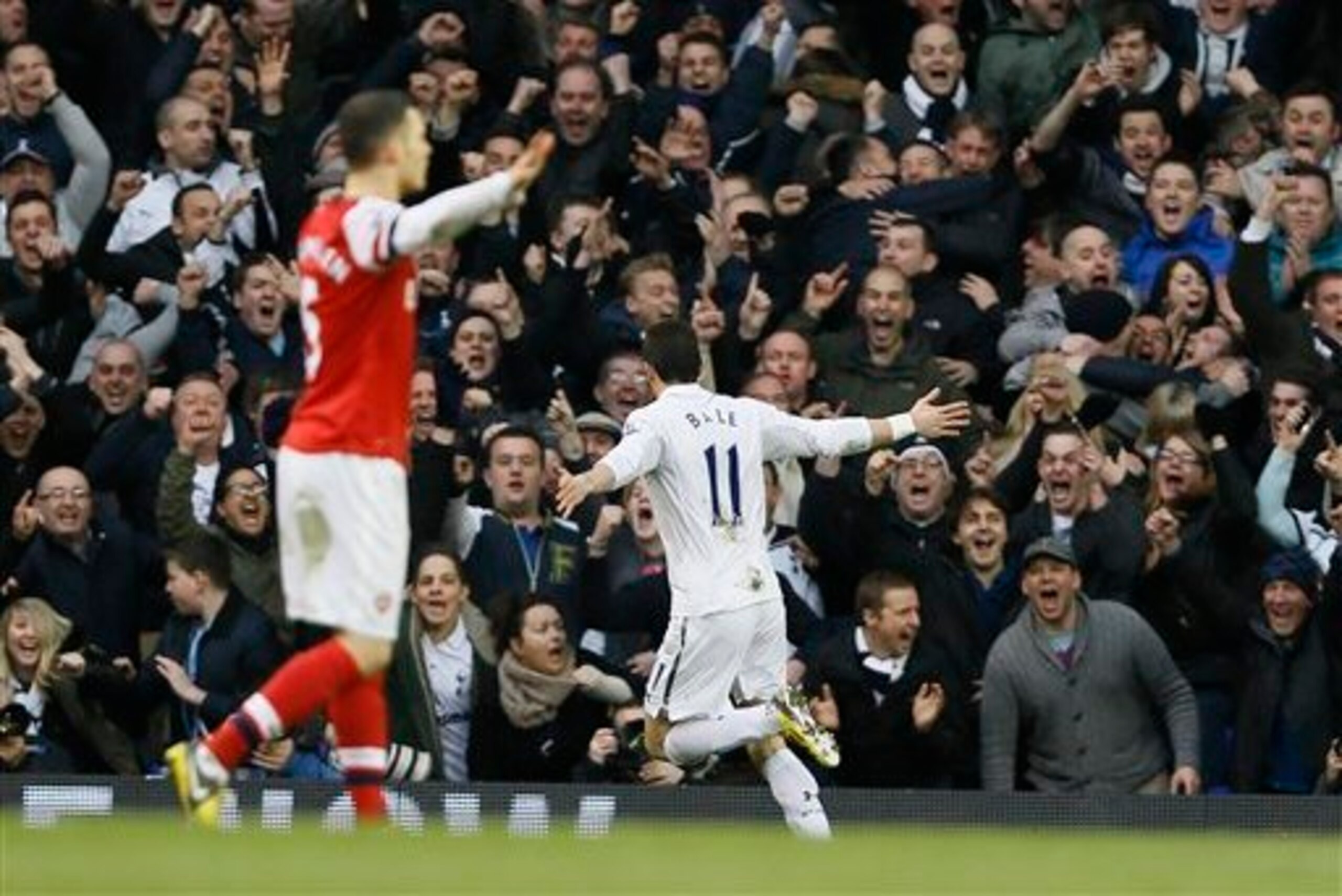 Ex-Spur Gareth Bale played a leading role in Tottenham's 2-1 win over Arsenal this time last year.