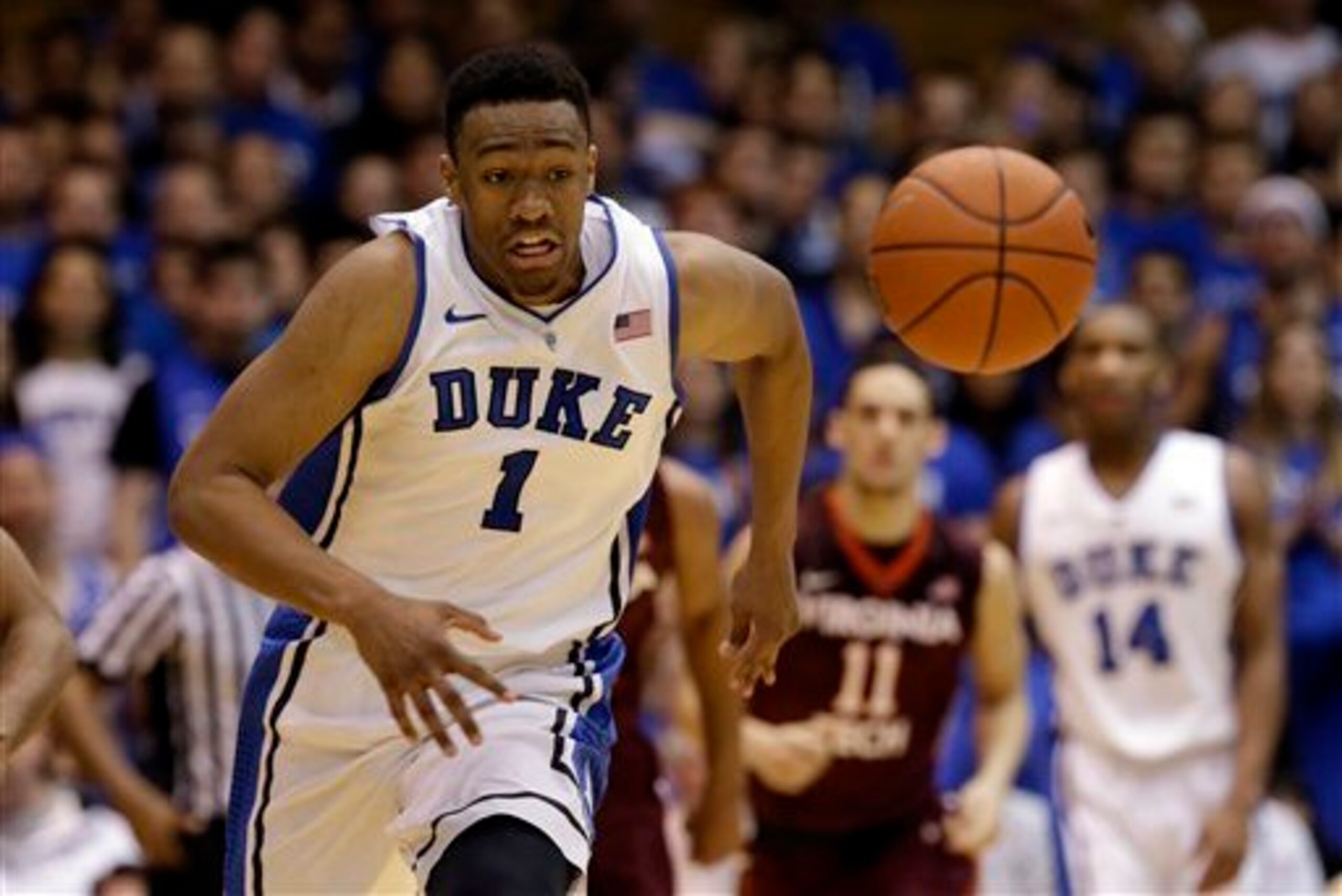 Parker is trying to help Duke fight for a NCAA title. Parker is trying to help Duke fight for a NCAA title.