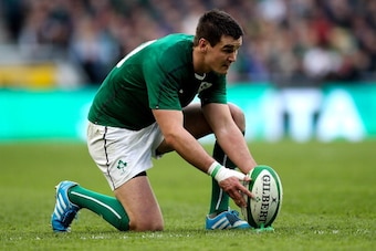 DUBLIN, IRELAND - MARCH 08:  Jonathan Sexton of Ireland in action during the RBS Six Nations match between Ireland and Italy at Aviva Stadium on March 8, 2014 in Dublin, Ireland.  (Photo by Ben Hoskins/Getty Images)