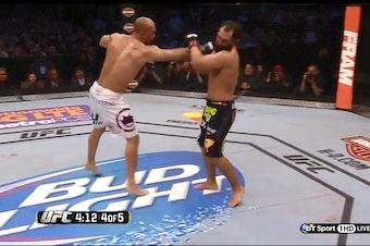 Lawler's jabs were responsible for the damage to Hendricks' face, rather than the big swings.