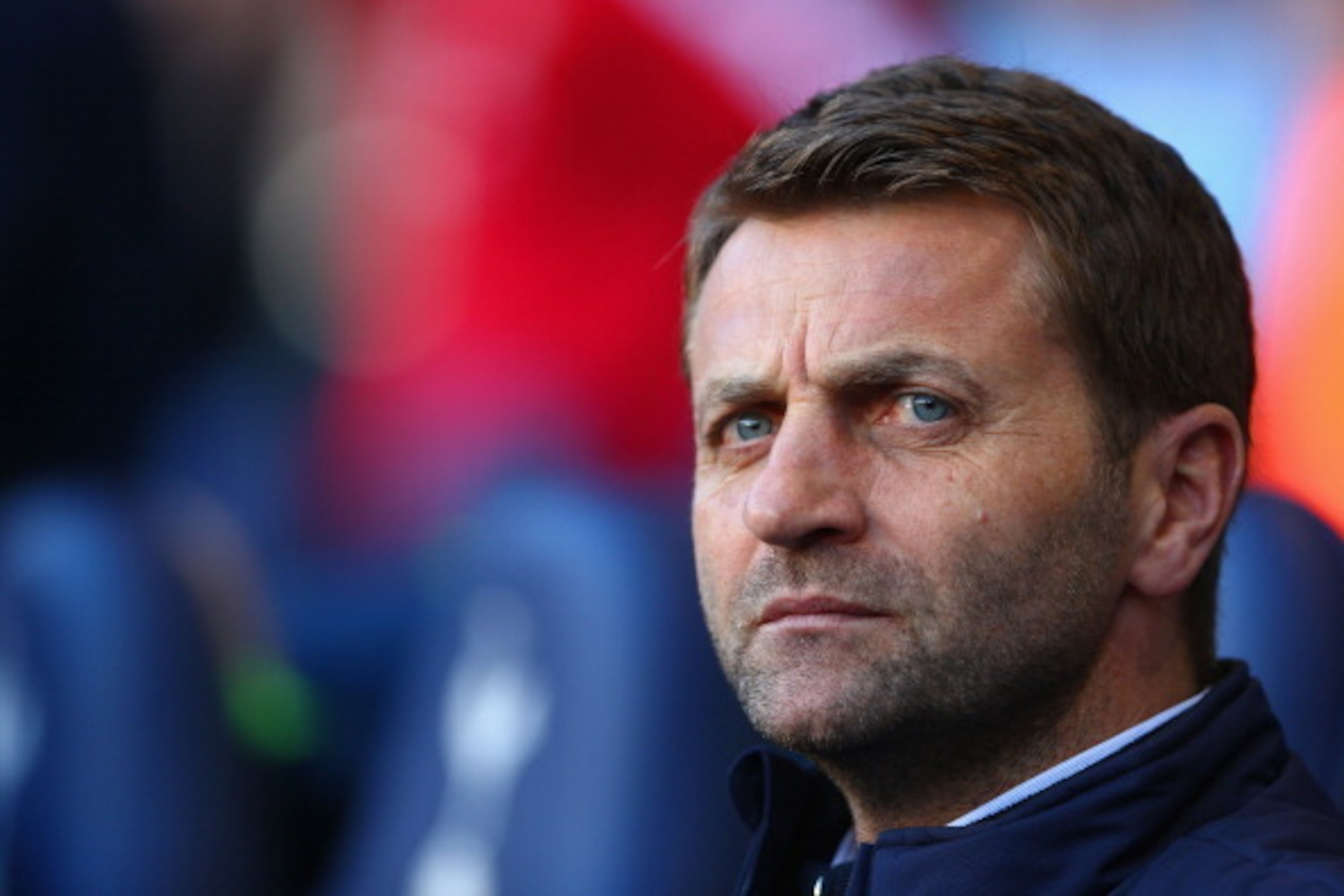 LONDON, ENGLAND - MARCH 16:  Tim Sherwood manager of Tottenham Hotspur looks on during the Barclays Premier League match between Tottenham Hotspur and Arsenal at White Hart Lane on March 16, 2014 in London, England.  (Photo by Paul Gilham/Getty Images)