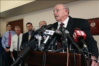 Dec 5, 2013; Tallahassee, FL, USA; State attorney Willie Meggs announces that Florida State Seminoles quarterback Jameis Winston (not pictured) was not going to be charged with any crime following allegations of sexual assault. Mandatory Credit: Mike Ewen