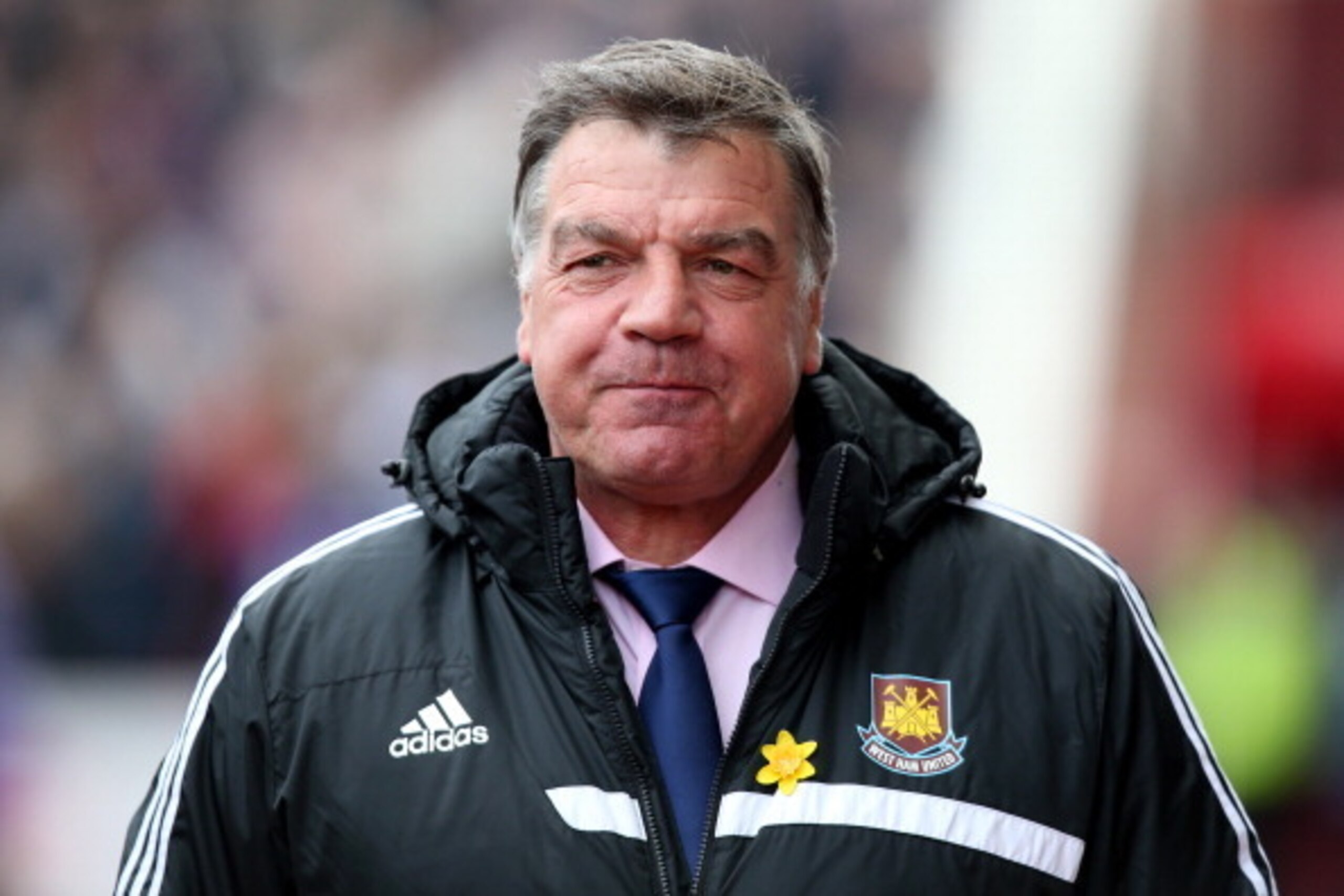 STOKE ON TRENT, ENGLAND - MARCH 15:  Sam Allardyce manager of West Ham United looks on prior to the Barclays Premier League match between Stoke City and West Ham United at Britannia Stadium on March 15, 2014 in Stoke on Trent, England.  (Photo by Jan Krug