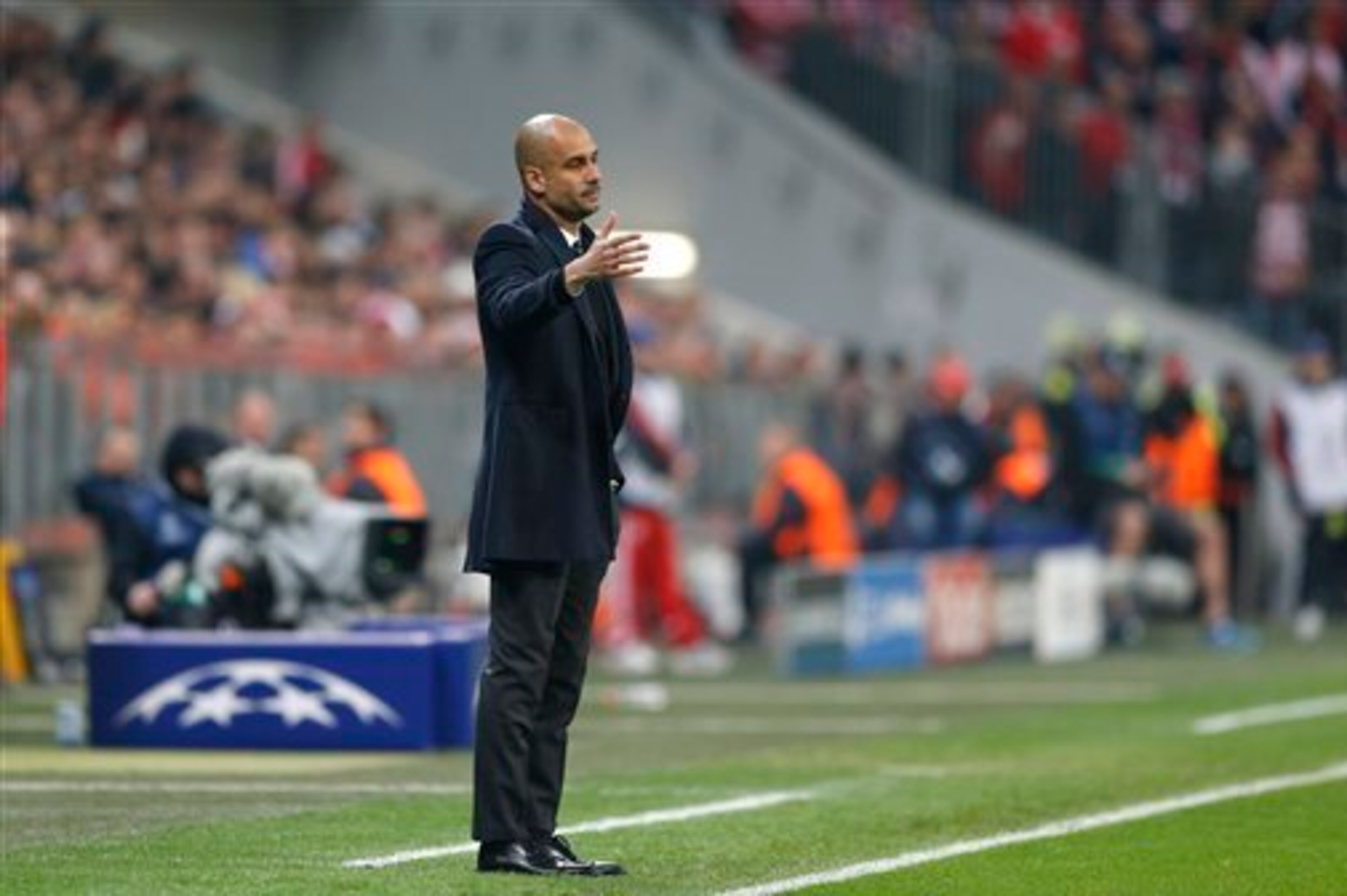 Enough: Pep Guardiola got out while the going was good.
