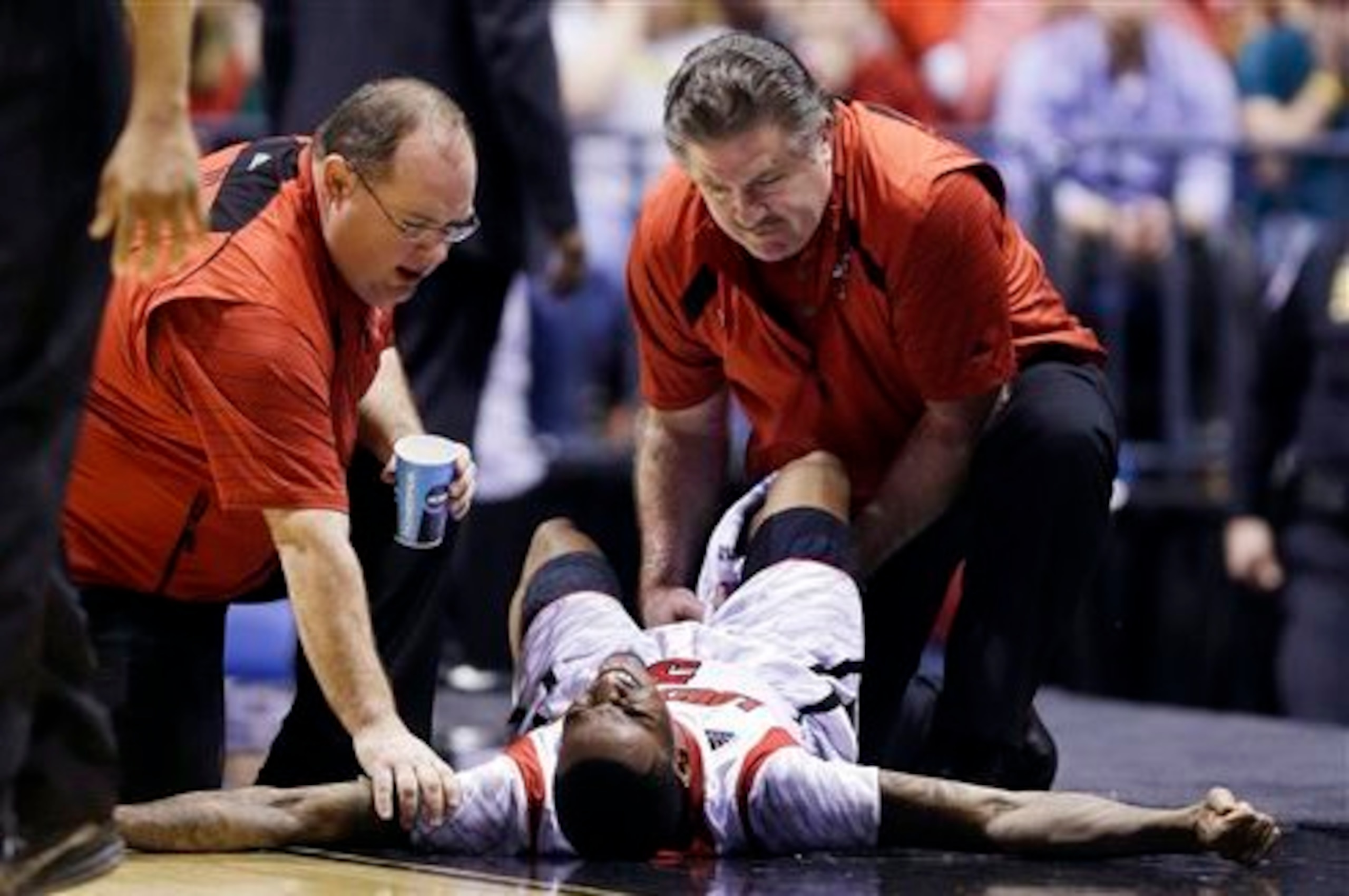 Louisville's Kevin Ware broke his leg in the 2013 NCAA Tournament.
