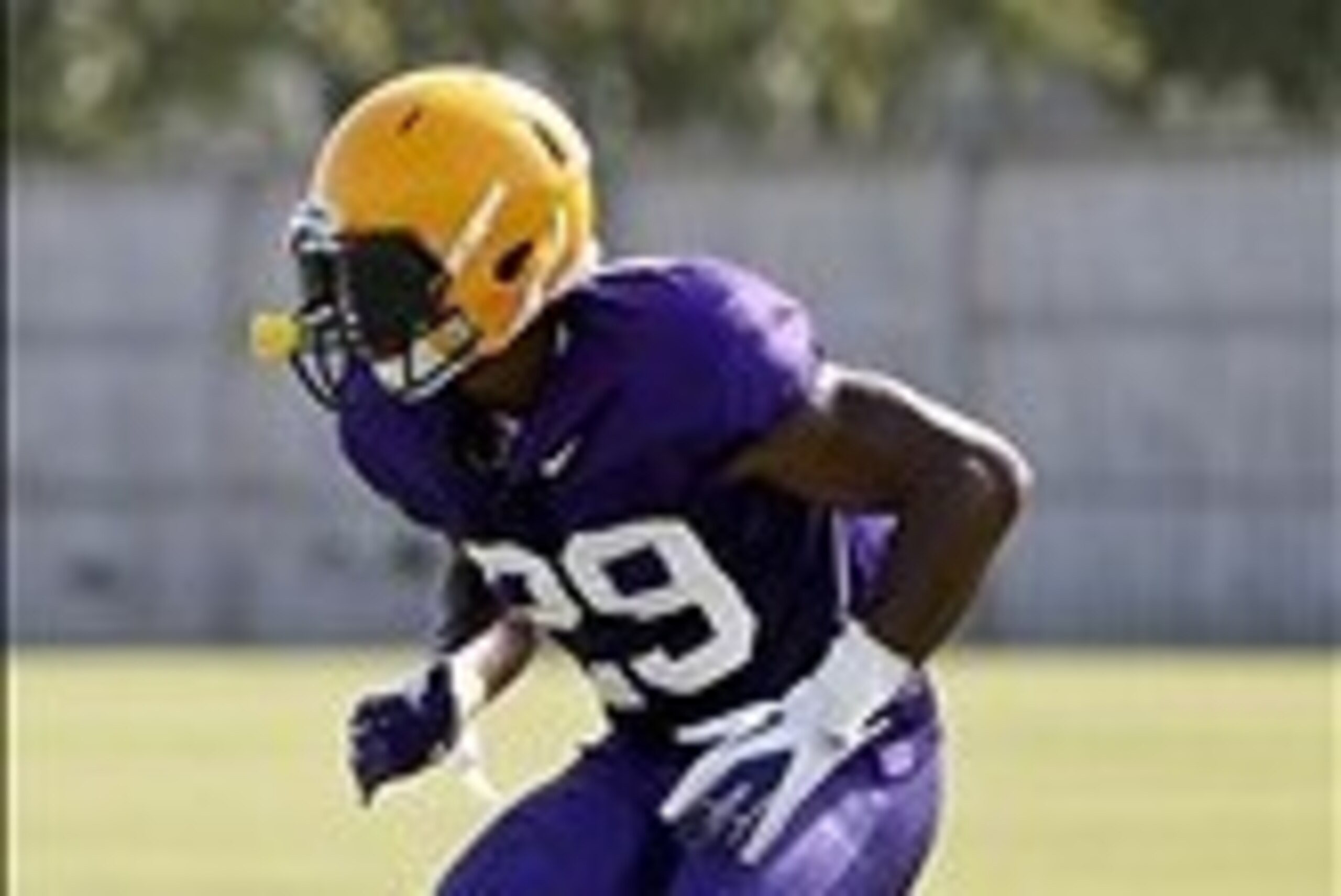 Aug 8, 2013; Baton Rouge, LA, USA; LSU Tigers defensive back Rickey Jefferson (29) during a fall practice at the McClendon Practice Facility. Mandatory Credit: Derick E. Hingle-USA TODAY Sports
