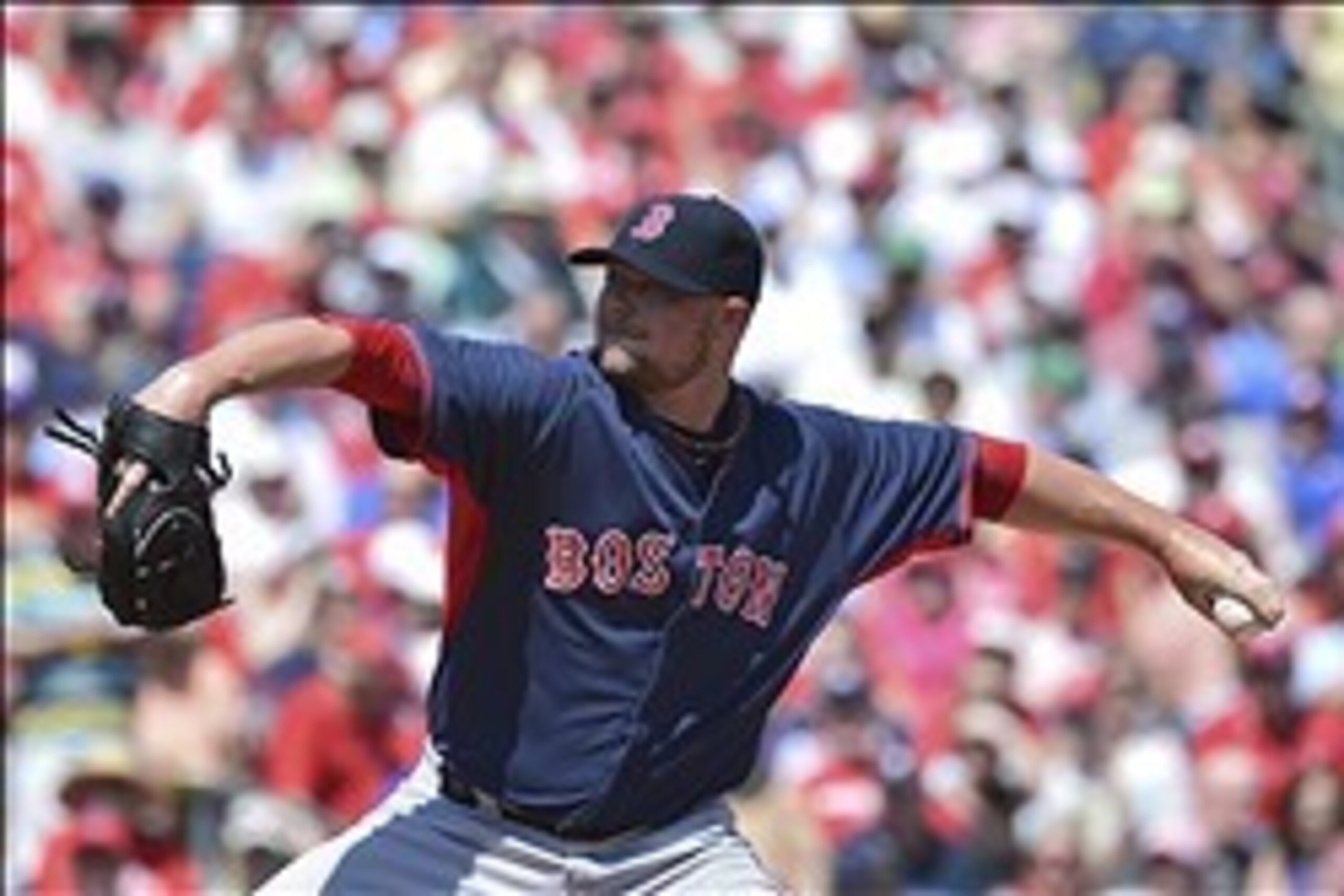 Mar 21, 2014; Clearwater, FL, USA; Boston Red Sox starting pitcher Jon Lester (31) pitches during the first inning against the Philadelphia Phillies at Bright House Field. Mandatory Credit: Tommy Gilligan-USA TODAY Sports