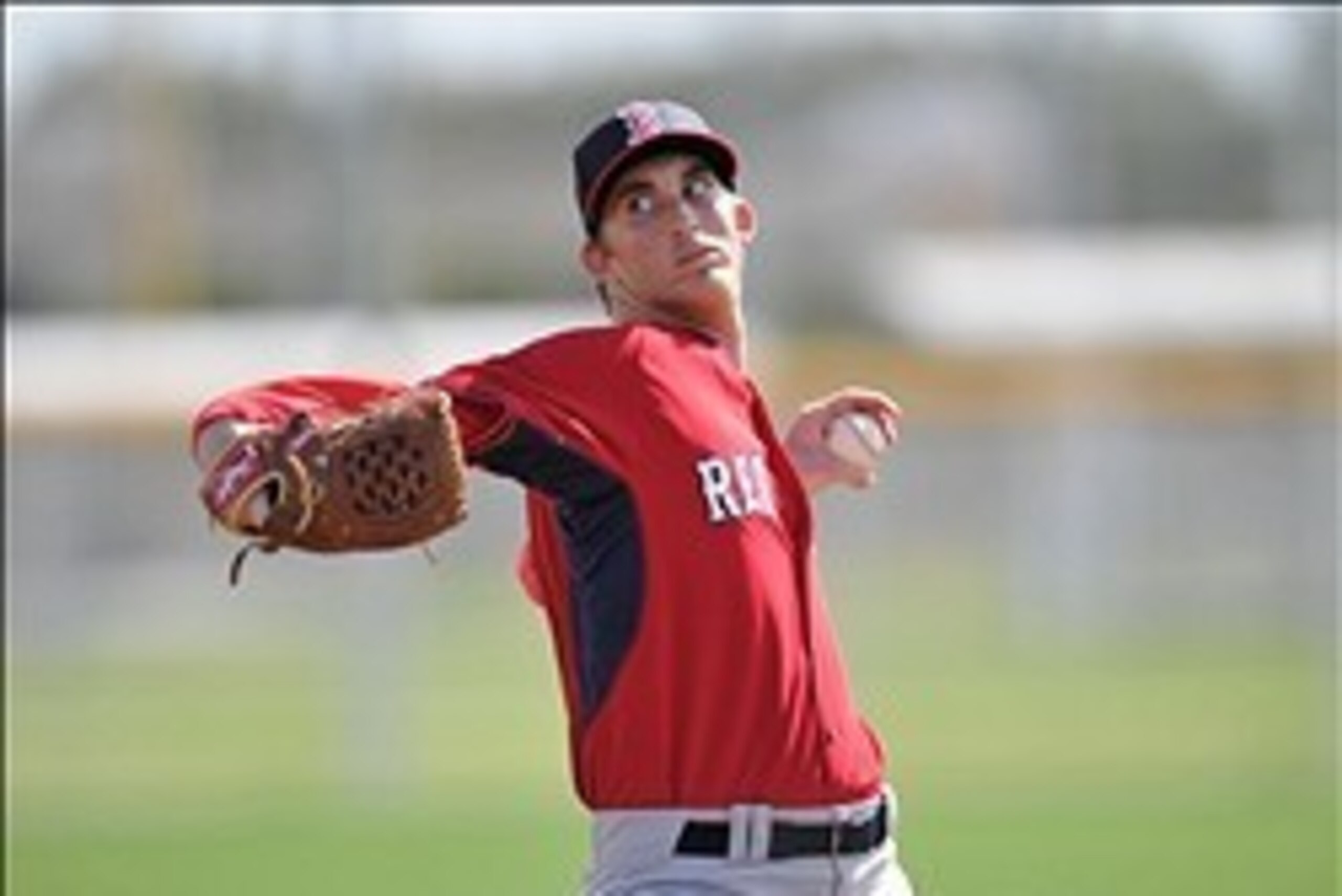 Feb 21, 2014; Ft Myers, FL, USA; Boston Red Sox starting pitcher Henry Owens (76) throws during spring training at JetBlue Park. Mandatory Credit: Steve Mitchell-USA TODAY Sports