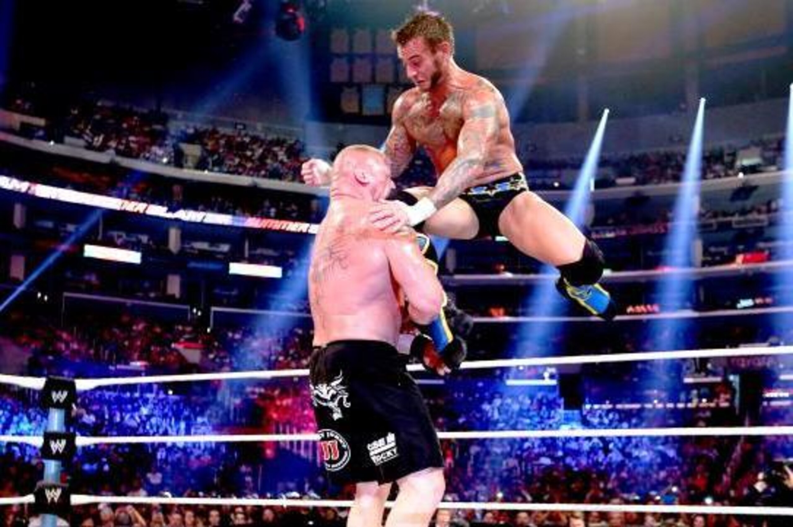 CM Punk vs. Brock Lesnar at SummerSlam last year was a classic.