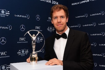 KUALA LUMPUR, MALAYSIA - MARCH 26:  Laureus World Sportsman of the Year nominee and motor racing driver Sebastian Vettel attends the 2014 Laureus World Sports Awards at the Istana Budaya Theatre on March 26, 2014 in Kuala Lumpur, Malaysia.  (Photo by Mike