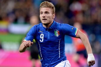 MADRID, SPAIN - MARCH 05:  Ciro Immobile of Italy during the international friendly match between Spain and Italy on March 5, 2014 in Madrid, Spain.  (Photo by Claudio Villa/Getty Images)