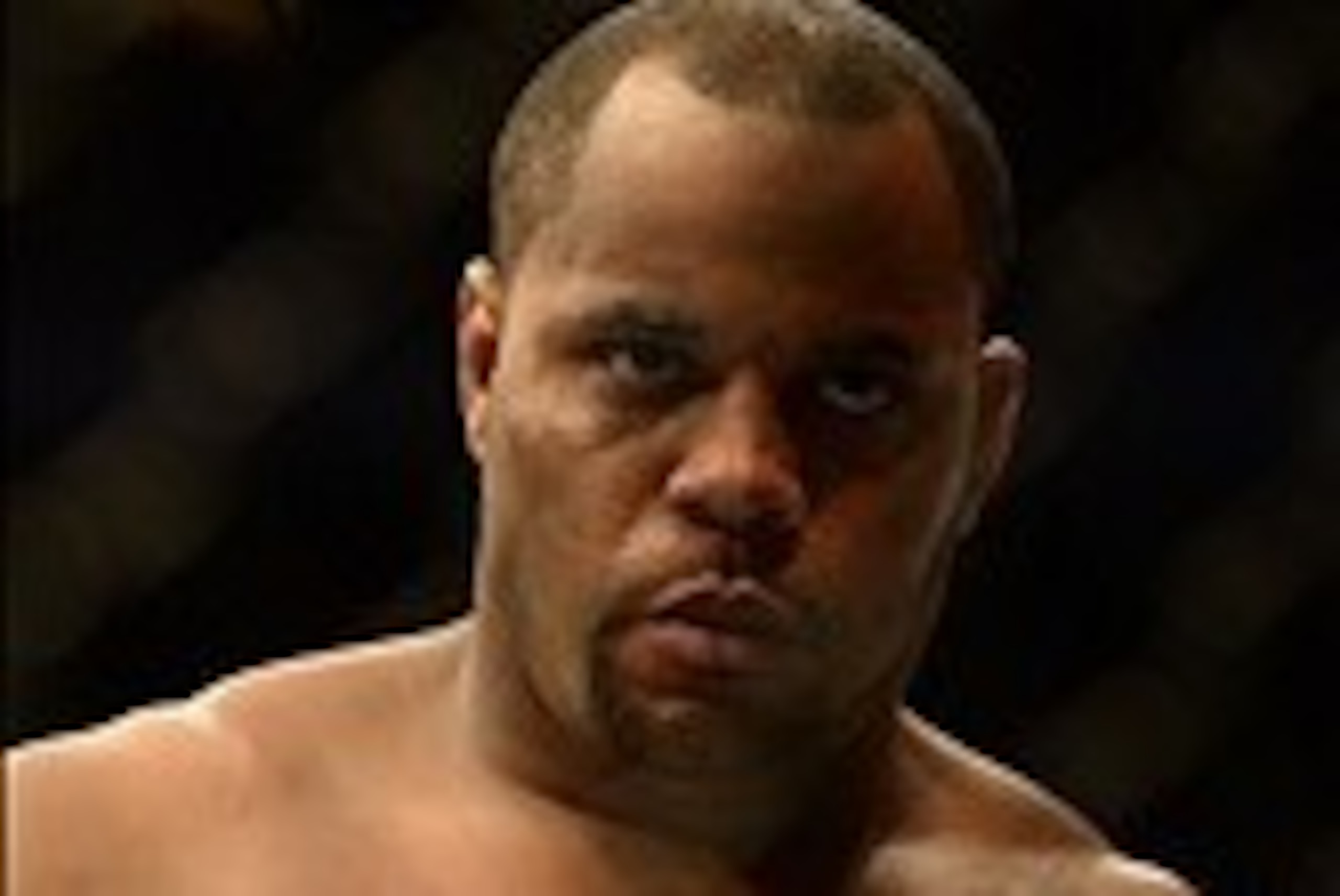 Apr 20, 2013; San Jose, CA, USA; Daniel Cormier prepares to fight against Frank Mir (not pictured) during the heavyweight bout of the UFC on Fuel TV at HP Pavilion. Mandatory Credit: Kyle Terada-USA TODAY Sports