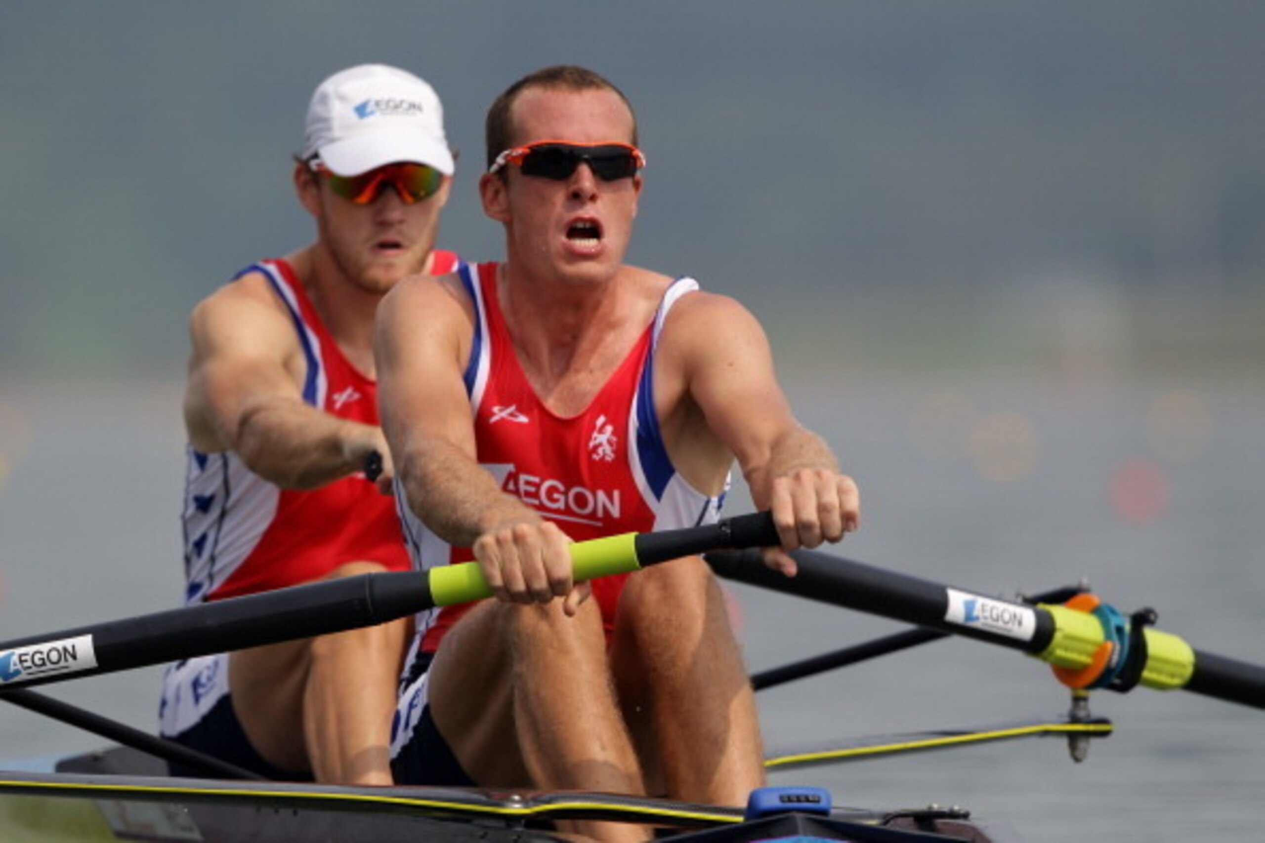 CHUNGJU, SOUTH KOREA - AUGUST 27: Rogier Blink and Mitchel Steenman of Netherlands compete in the Men's Pair repechage during day three of the 2013 World Rowing Championships on August 27, 2013 in Chungju, South Korea. (Photo by Chung Sung-Jun/Getty Ima CHUNGJU, SOUTH KOREA - AUGUST 27: Rogier Blink and Mitchel Steenman of Netherlands compete in the Men's Pair repechage during day three of the 2013 World Rowing Championships on August 27, 2013 in Chungju, South Korea. (Photo by Chung Sung-Jun/Getty Ima