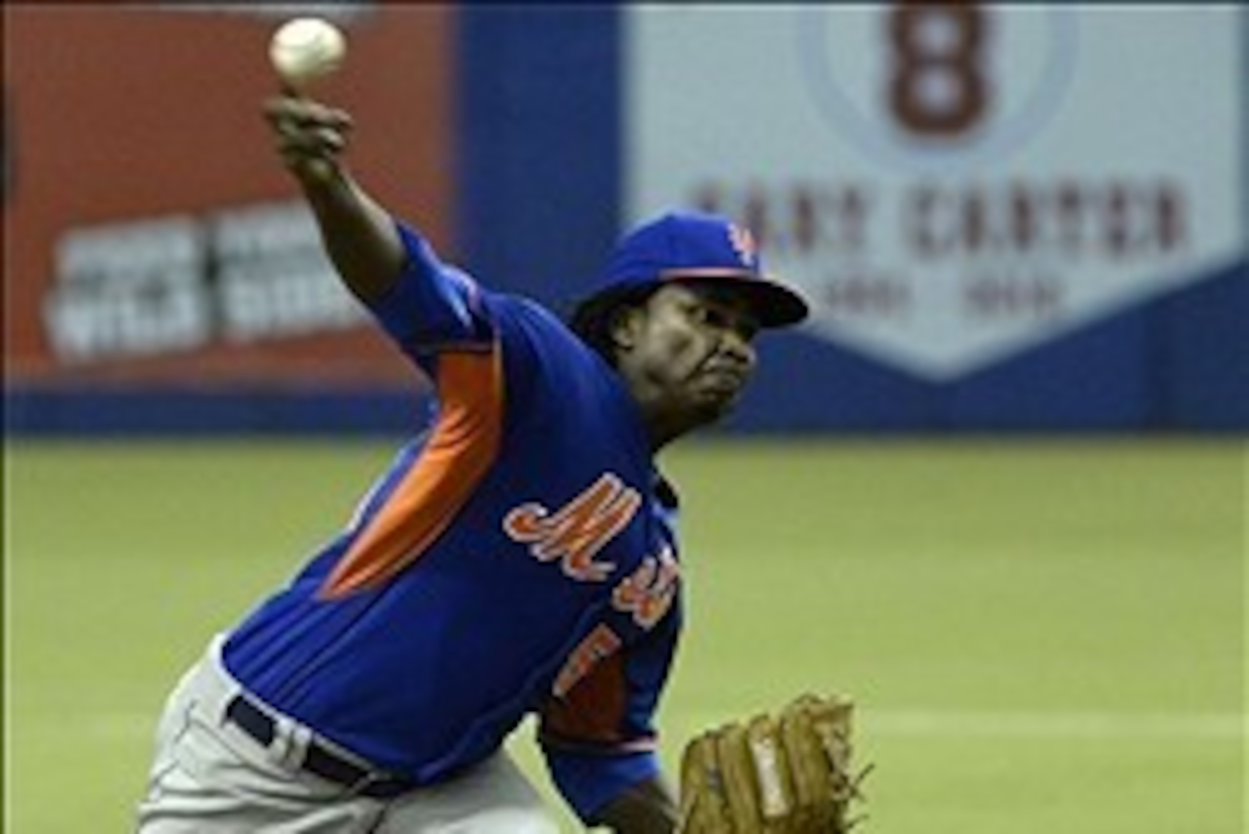 Mar 28, 2014; Montreal, Quebec, CAN; New York Mets pitcher Jenrry Mejia (58) throws the ball in the third inning against the Toronto Blue Jays at the Olympic Stadium. Mandatory Credit: Eric Bolte-USA TODAY Sports