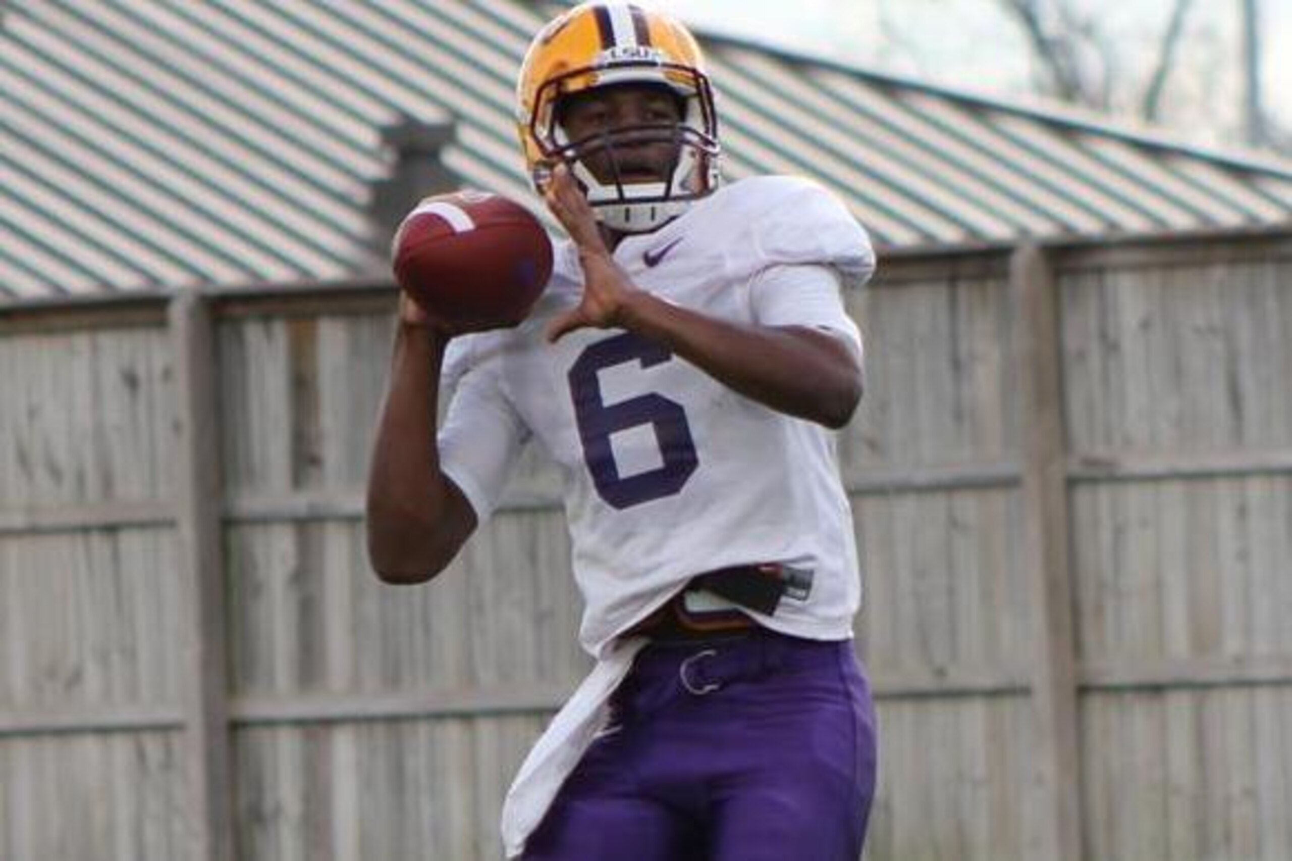 LSU QB Brandon Harris
