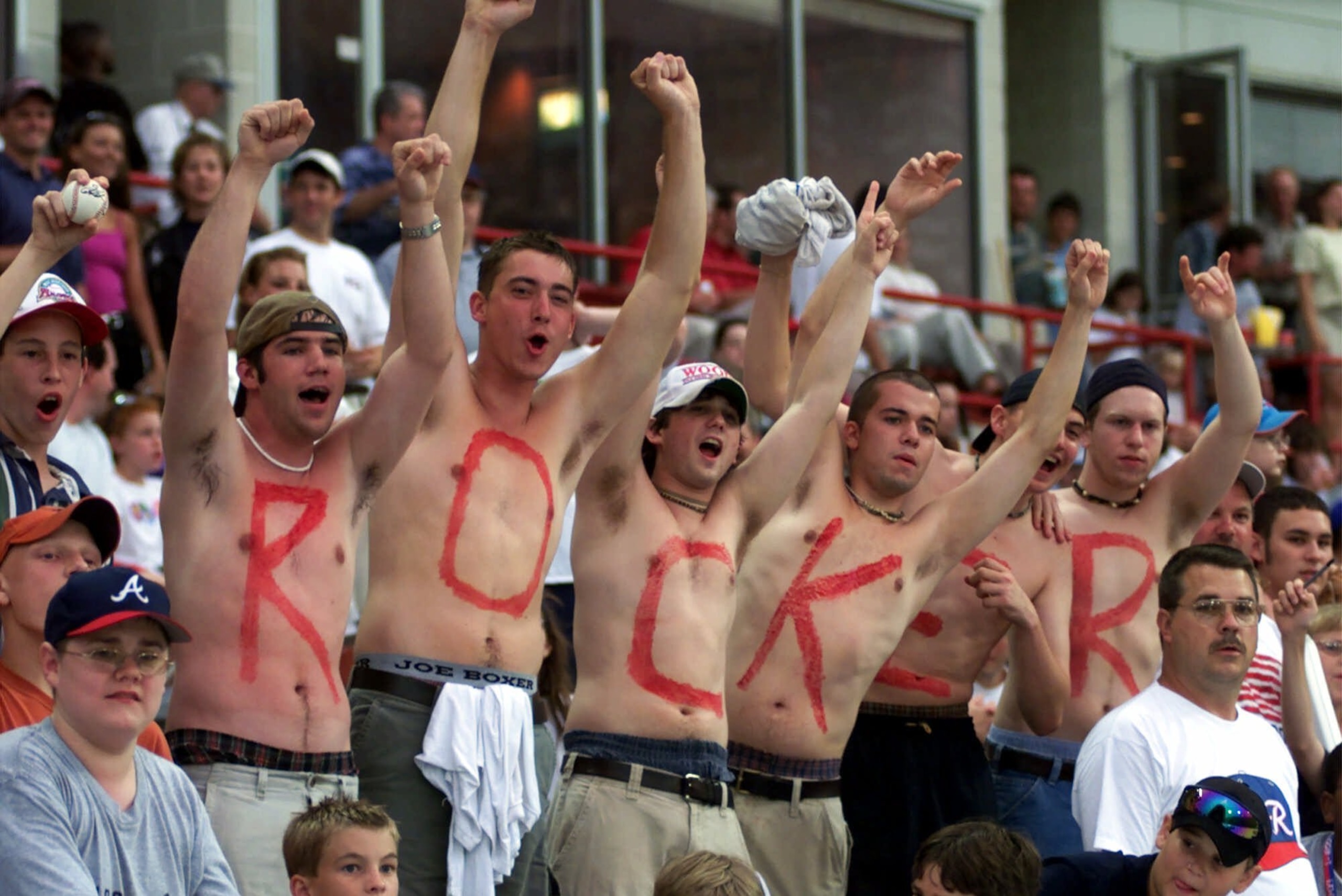Fans in Richmond, Va., turned out for Rocker after the pitcher was sent down by the Braves during the 2000 season.