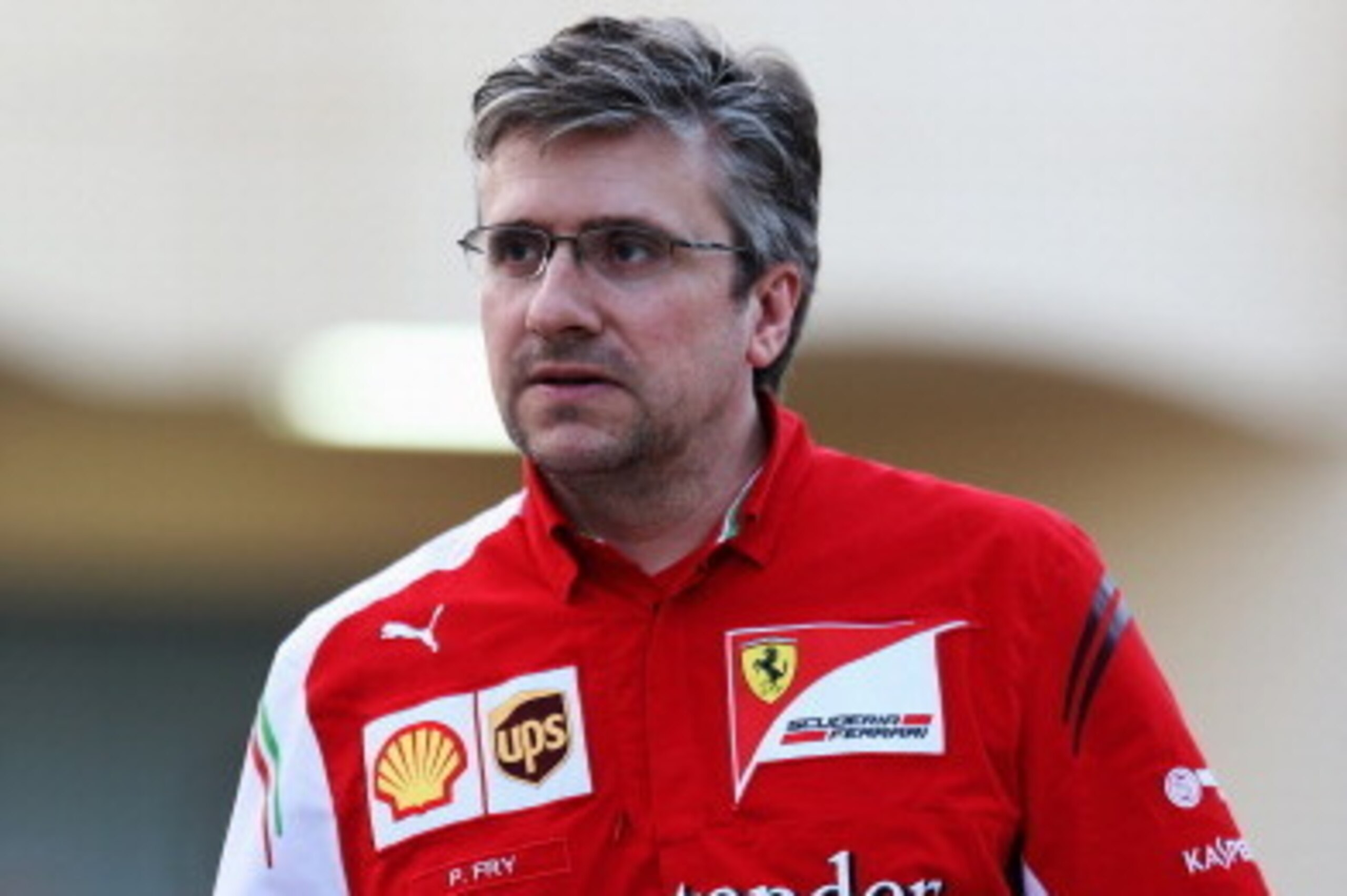 BAHRAIN, BAHRAIN - FEBRUARY 21:  Ferrari Head of Race Track Engineering Pat Fry is seen during day three of Formula One Winter Testing at the Bahrain International Circuit on February 21, 2014 in Bahrain, Bahrain.  (Photo by Mark Thompson/Getty Images)