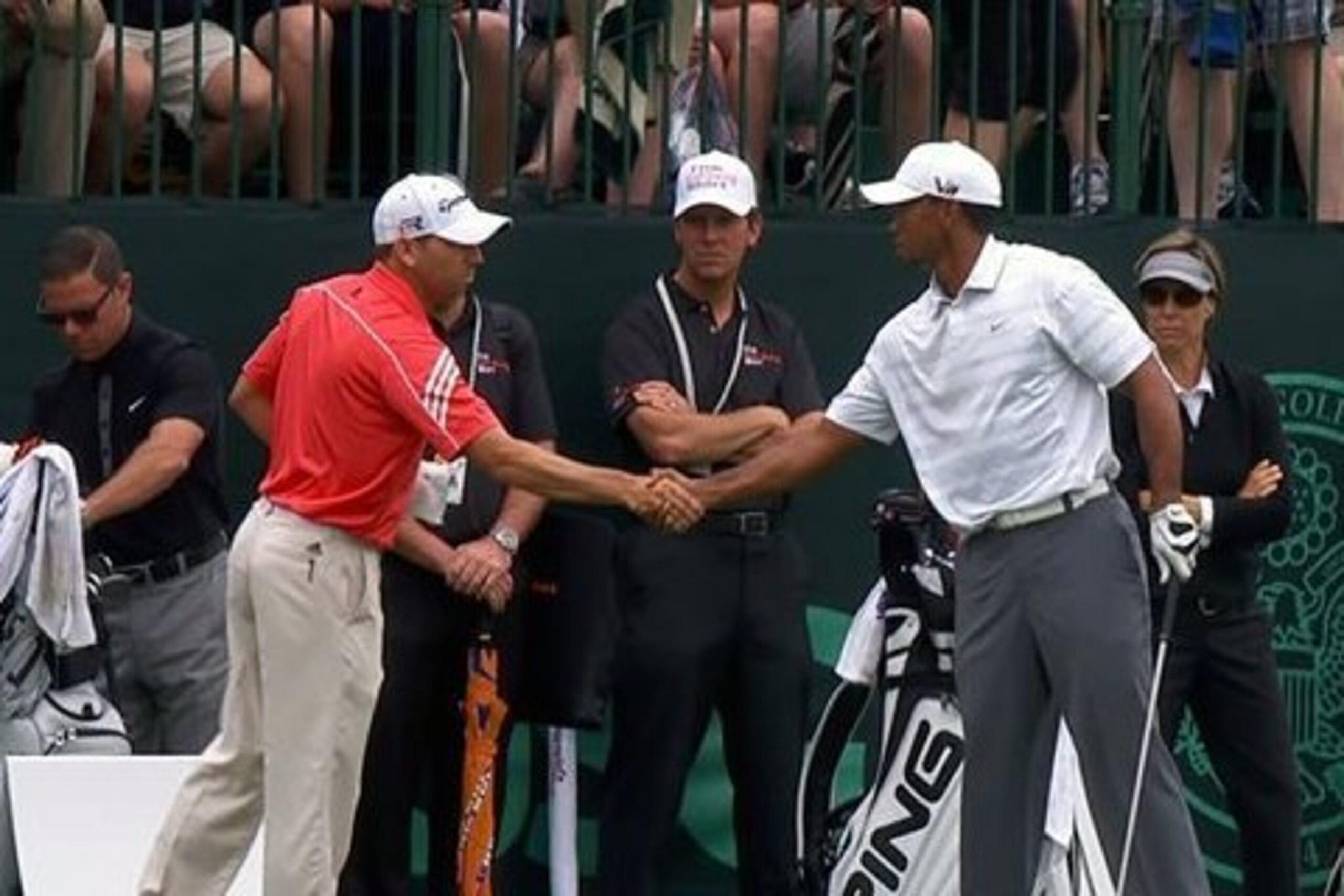 Garcia found himself scrambling to apologise to Woods