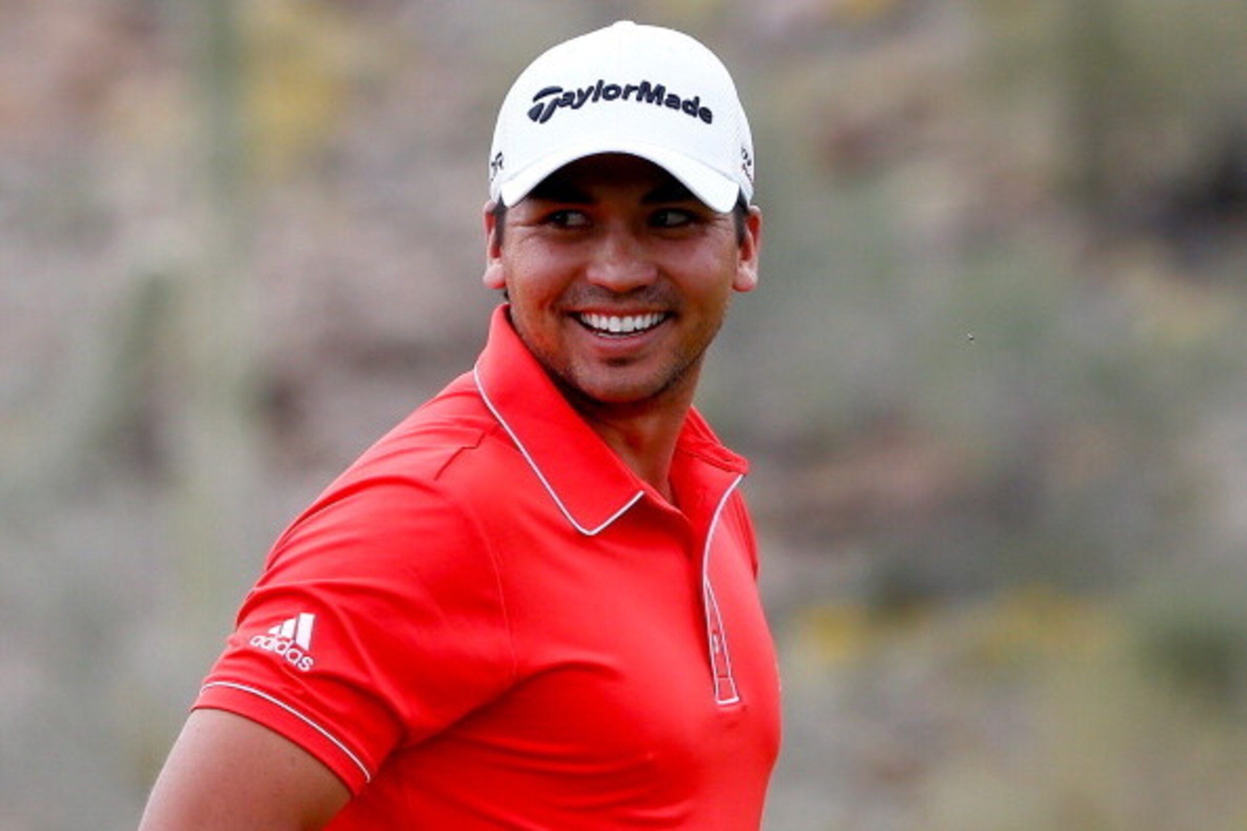 MARANA, AZ - FEBRUARY 23:  Jason Day of Australia smiles during the final round of the World Golf Championships - Accenture Match Play Championship at The Golf Club at Dove Mountain on February 23, 2014 in Marana, Arizona.  (Photo by Sam Greenwood/Getty I