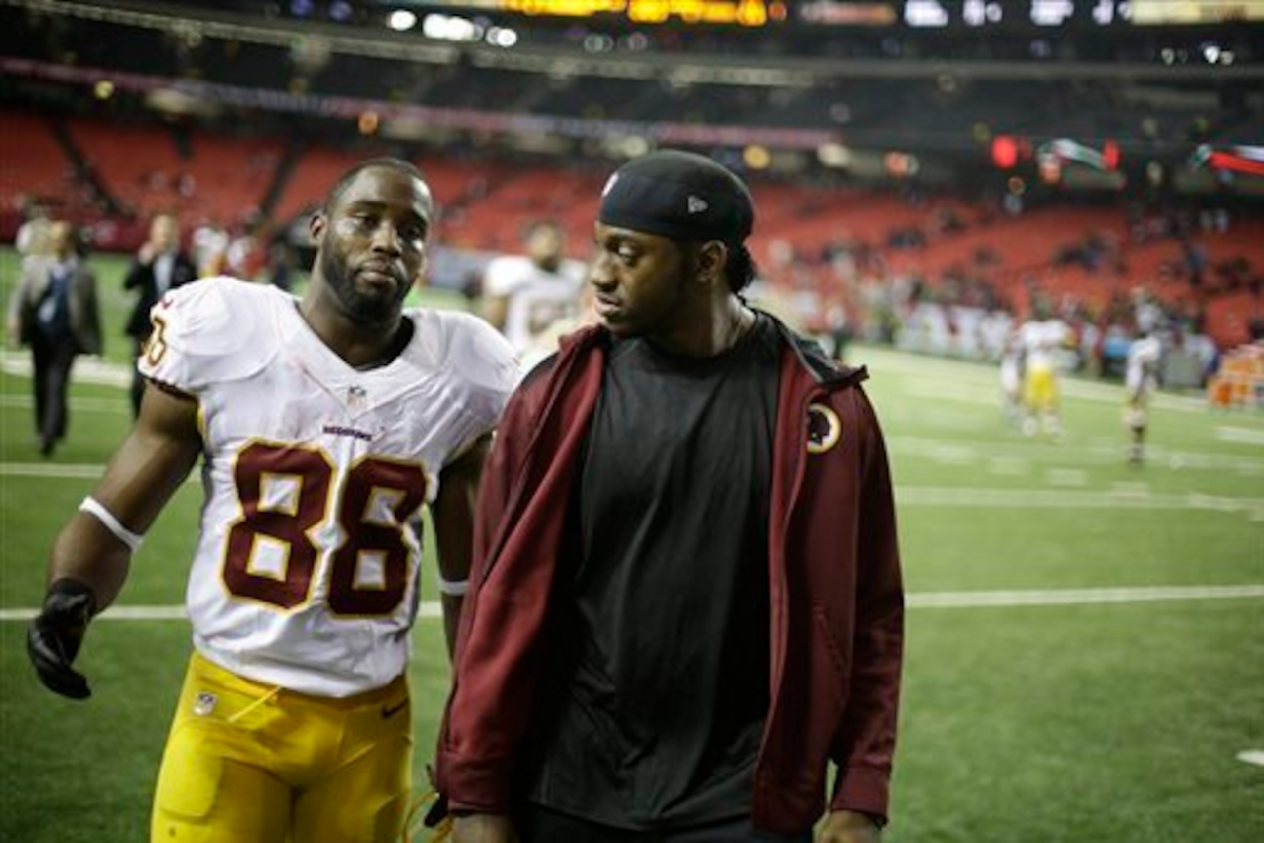 Griffin now has much more than just Pierre Garcon to aim for.