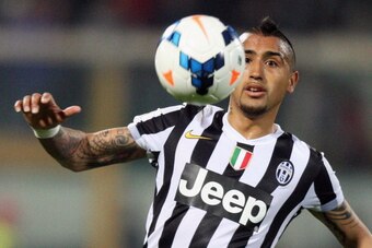 CATANIA, ITALY - MARCH 23:  Arturo Vidal of Juventus during the Serie A match between Calcio Catania and Juventus at Stadio Angelo Massimino on March 23, 2014 in Catania, Italy.  (Photo by Maurizio Lagana/Getty Images)