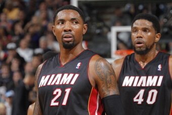 SACRAMENTO, CA - DECEMBER 27: Roger Mason Jr. #21 of the Miami Heat in a game against the Sacramento Kings on December 27, 2013 at Sleep Train Arena in Sacramento, California. NOTE TO USER: User expressly acknowledges and agrees that, by downloading and o