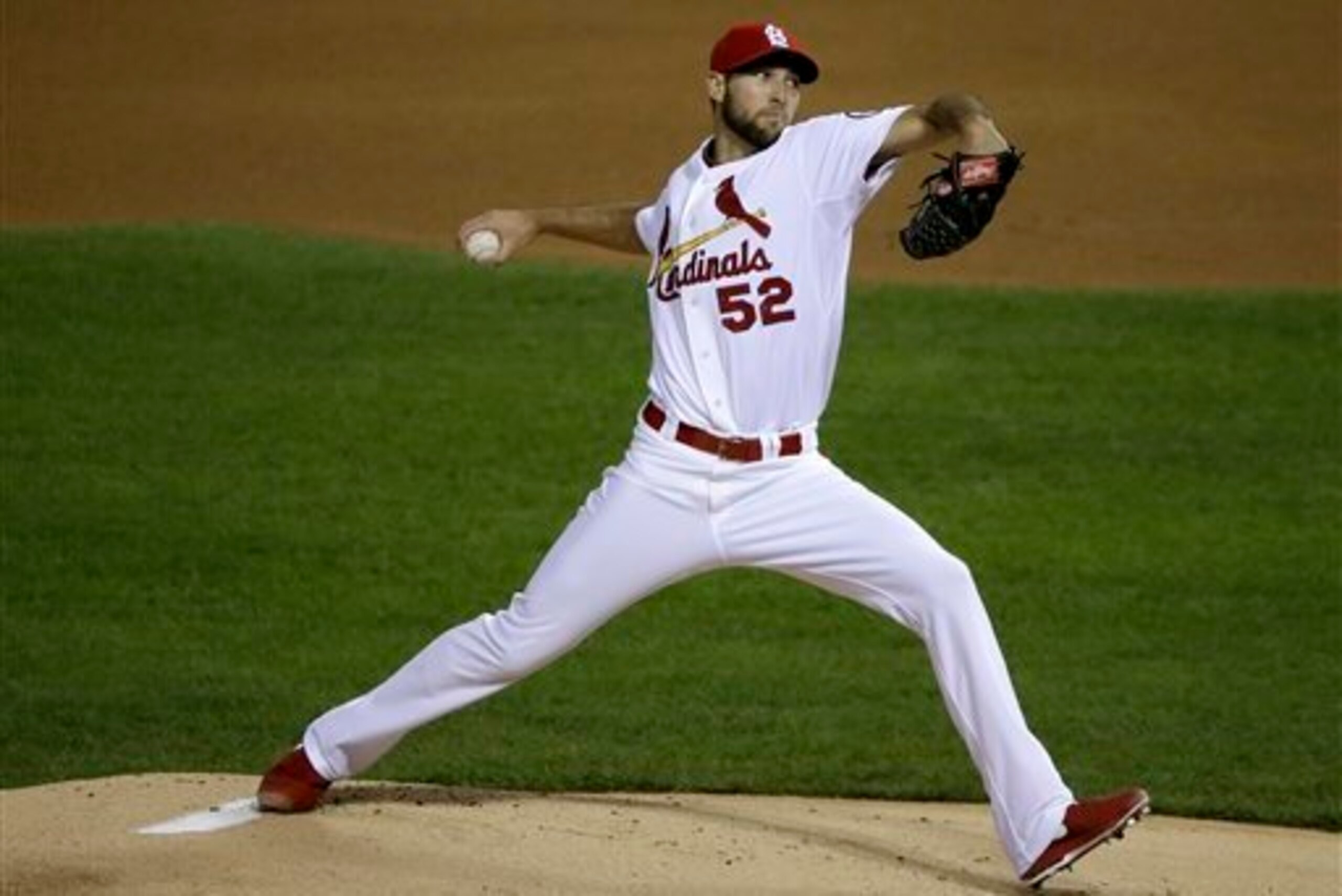 Michael Wacha was dominant in his rookie season, pitching to a 2.78 ERA in 15 games.