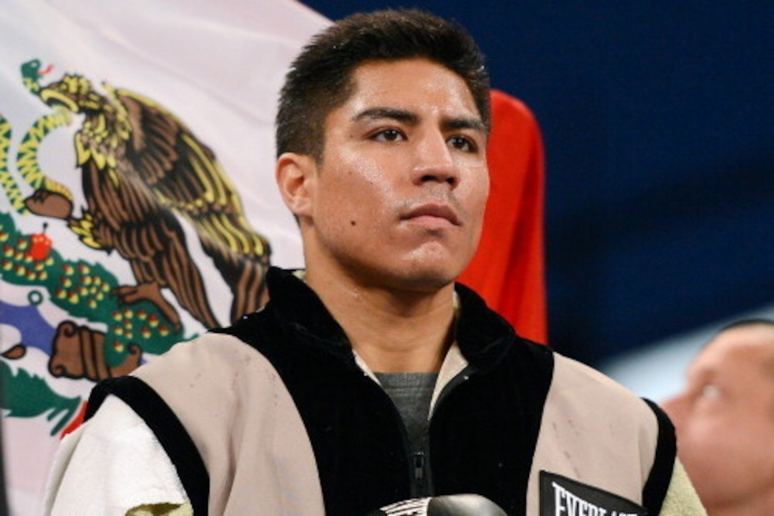 CARSON, CA - MARCH 16:  Jessie Vargas before WBC continental americas welterweight title boxing match against Wale Omotoso at The Home Depot Center on March 16, 2013 in Carson, California.  (Photo by Kevork Djansezian/Getty Images)