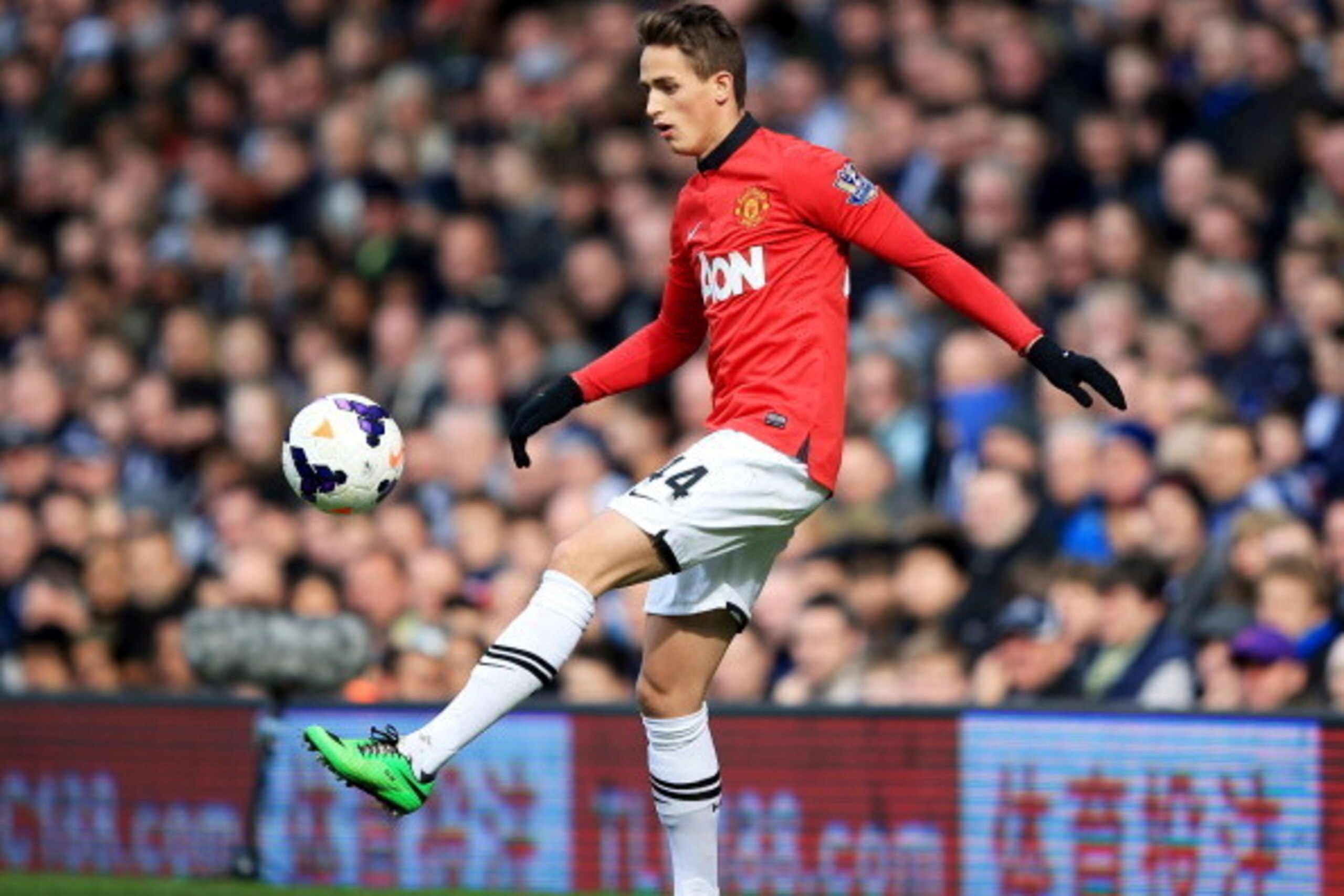 WEST BROMWICH, ENGLAND - MARCH 08:  Adnan Januzaj of Manchester United in action during the Barclays Premier League match between West Bromwich Albion and Manchester United at The Hawthorns on March 8, 2014 in West Bromwich, England.  (Photo by Richard He