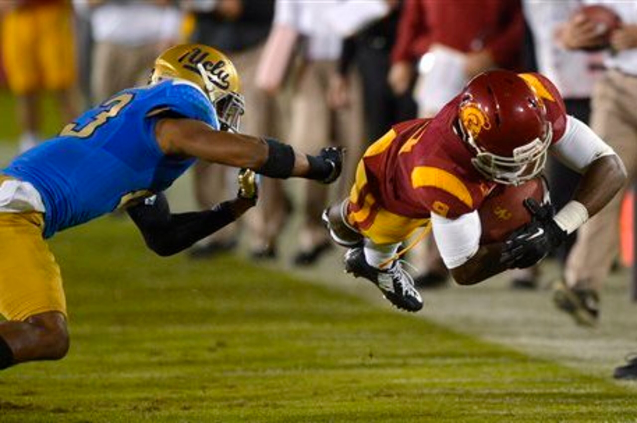 Oh, and did we mention going fully parallel and securing catches on the sideline? Oh, and did we mention going fully parallel and securing catches on the sideline?