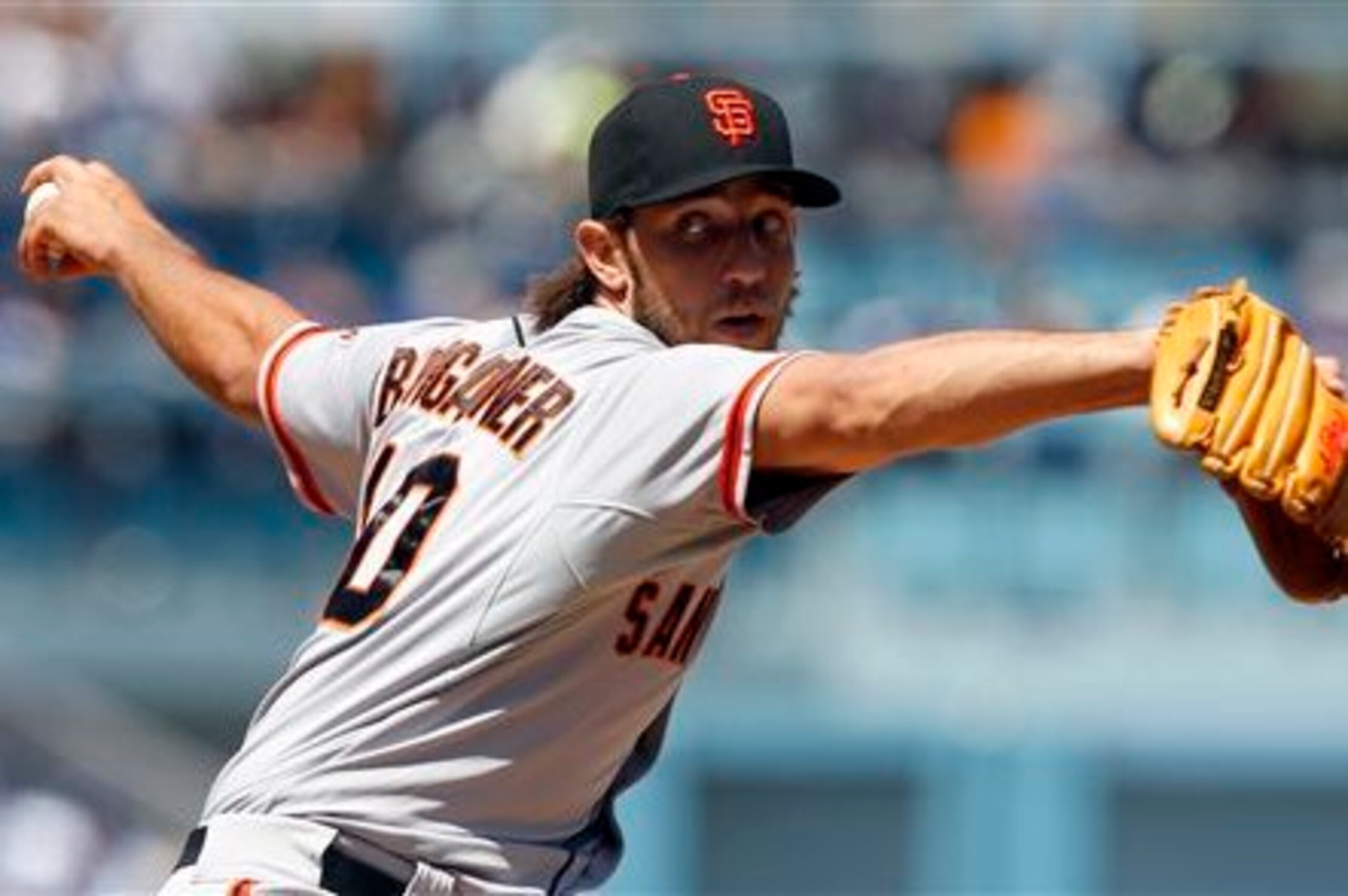 Bumgarner struck out 10 batters on Saturday–the 14th time he's accomplished the feat in his career.