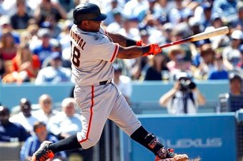 Sandoval broke out of his early-season slump with a big three-run homer.