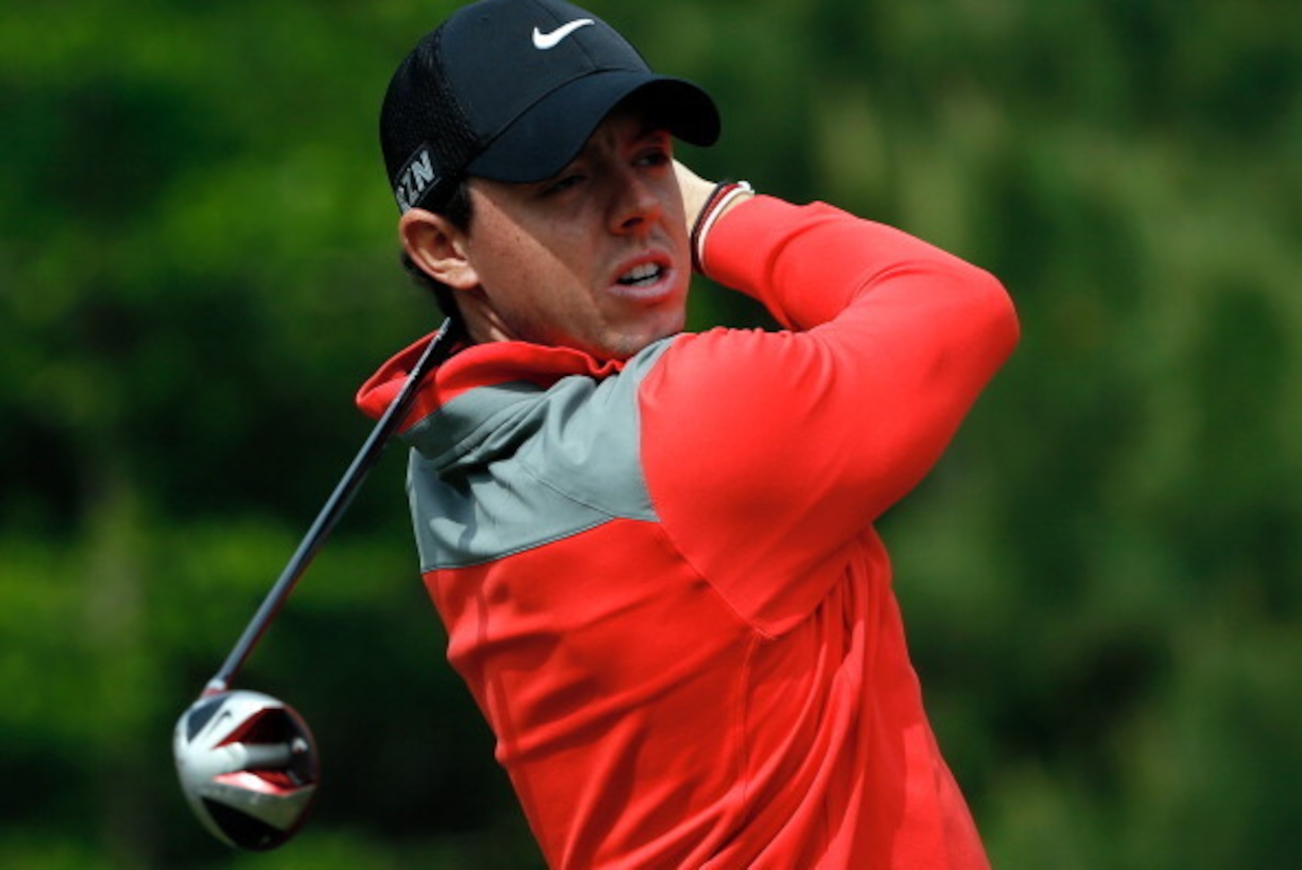 HUMBLE, TX - APRIL 05:  Rory McIlroy of Northern Ireland watches his tee shot on the twelfth hole during round three of the Shell Houston Open at the Golf Club of Houston on April 5, 2014 in Humble, Texas.  (Photo by Scott Halleran/Getty Images)