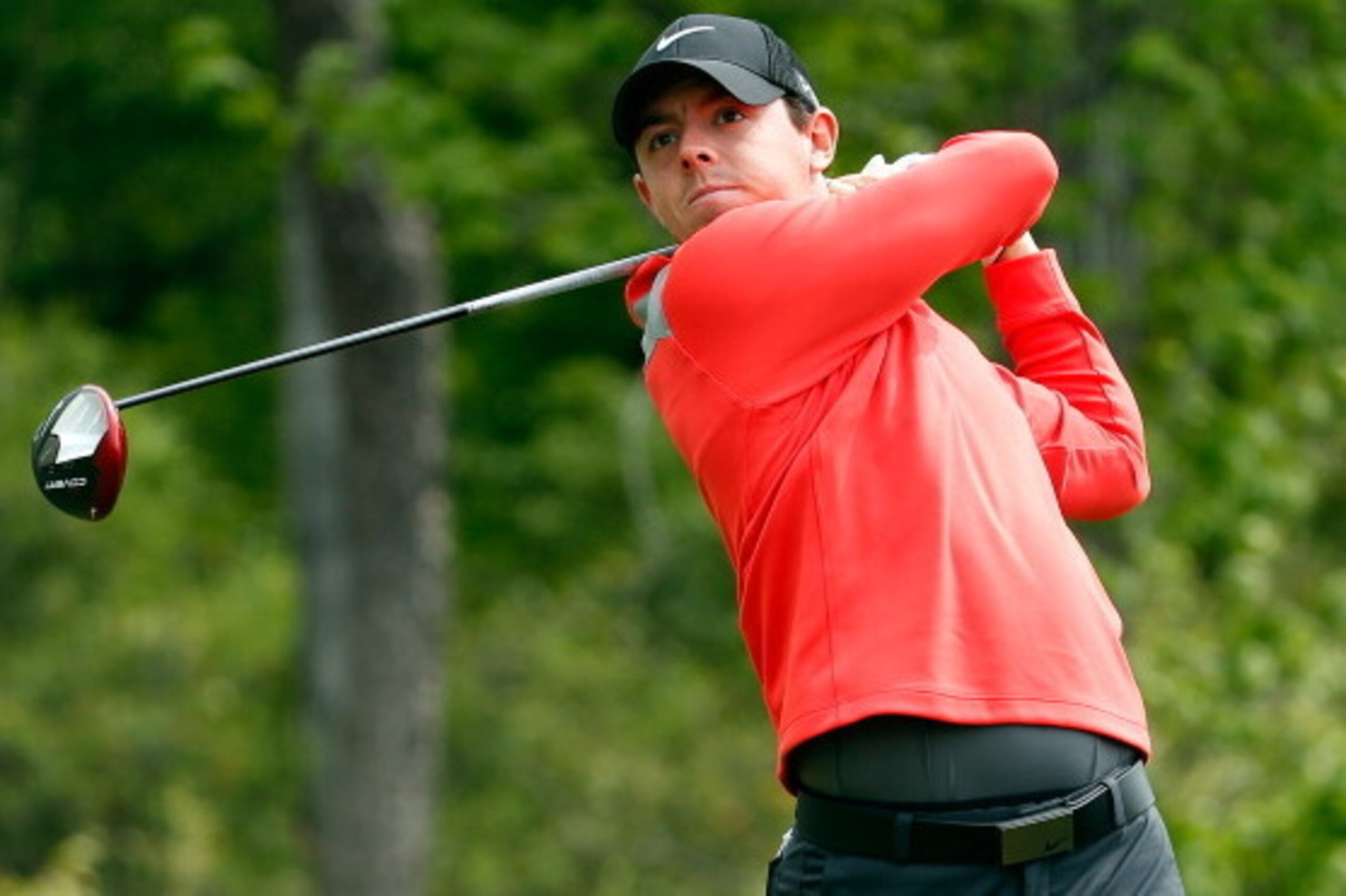 HUMBLE, TX - APRIL 05:  Rory McIlroy of Northern Ireland watches his tee shot on the thirteenth hole during round three of the Shell Houston Open at the Golf Club of Houston on April 5, 2014 in Humble, Texas.  (Photo by Scott Halleran/Getty Images)