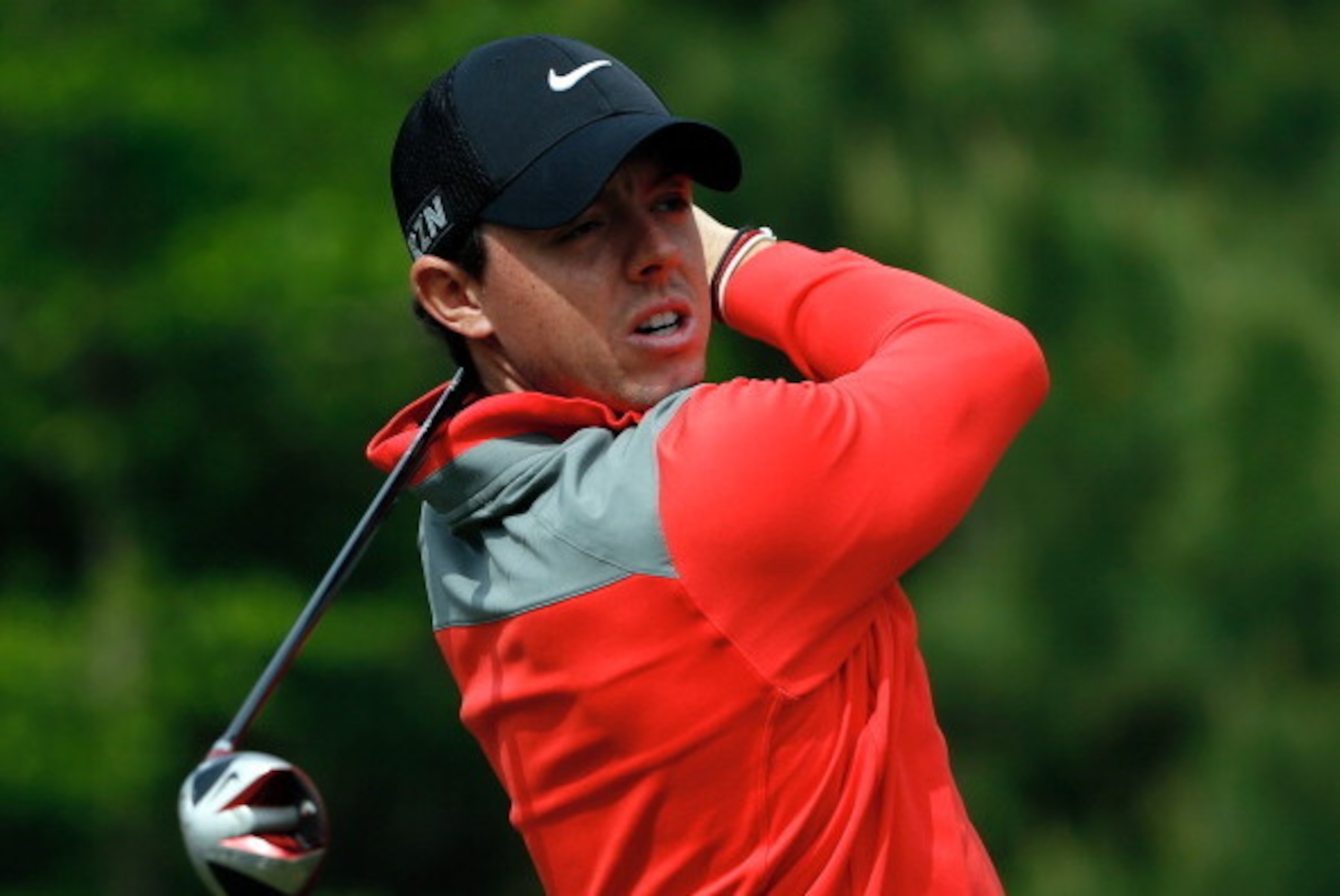 HUMBLE, TX - APRIL 05:  Rory McIlroy of Northern Ireland watches his tee shot on the twelfth hole during round three of the Shell Houston Open at the Golf Club of Houston on April 5, 2014 in Humble, Texas.  (Photo by Scott Halleran/Getty Images)