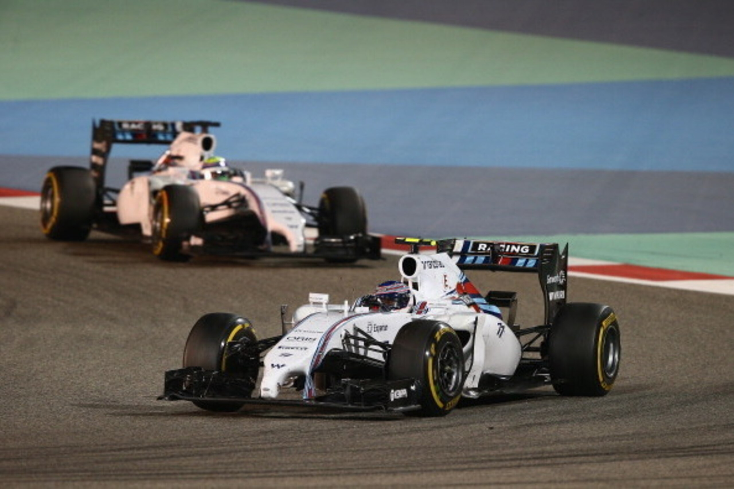 SAKHIR, BAHRAIN - APRIL 06:  Valtteri Bottas of Finland and Williams drives during the Bahrain Formula One Grand Prix at the Bahrain International Circuit on April 6, 2014 in Sakhir, Bahrain.  (Photo by Clive Mason/Getty Images)