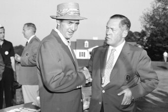 Sam Snead was the first Masters champion to receive the green jacket as part of a victory ceremony.