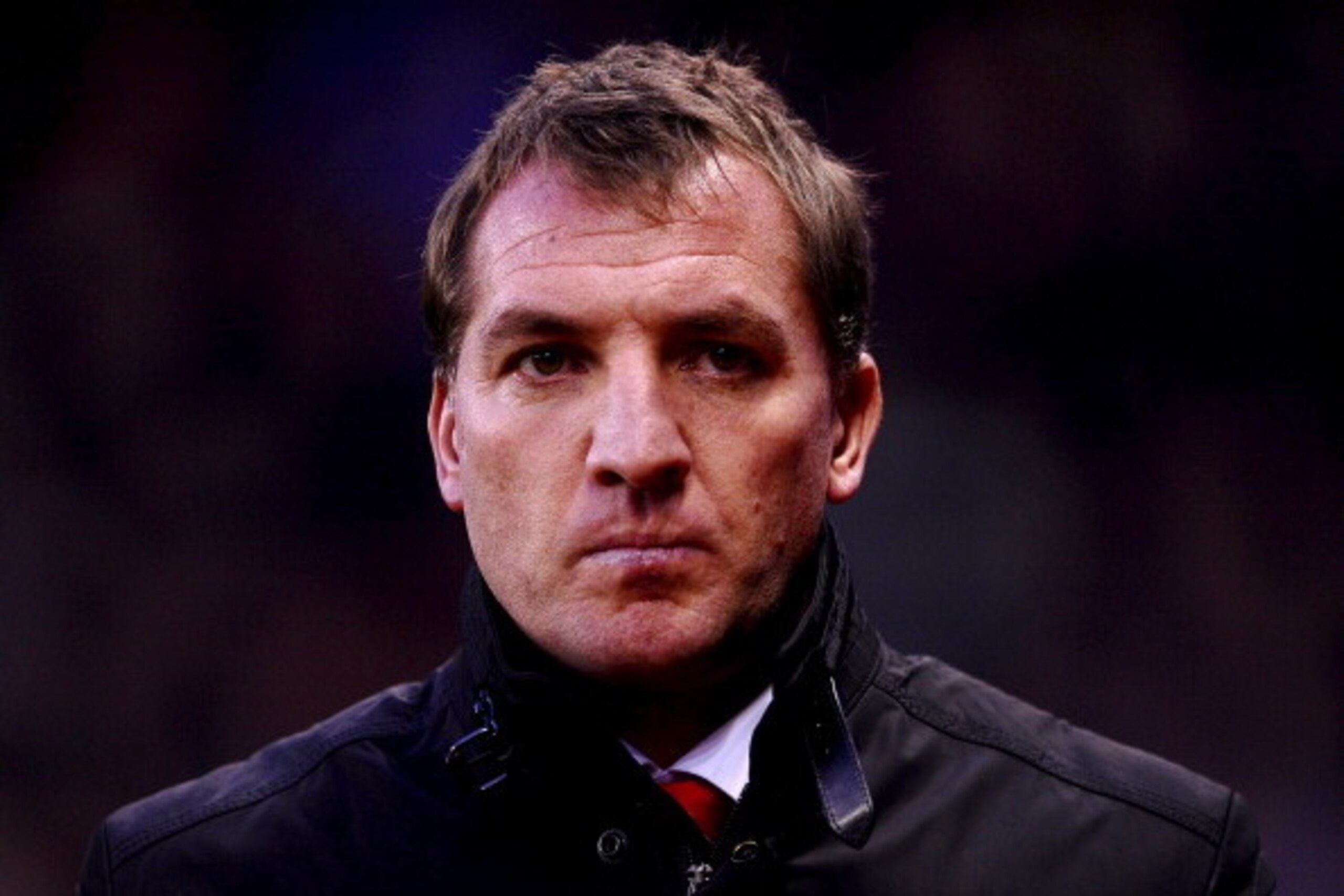 STOKE ON TRENT, ENGLAND - JANUARY 12:  Brendan Rodgers manager of Liverpool looks on prior to the Barclays Premier League match between Stoke City and Liverpool at Britannia Stadium on January 12, 2014 in Stoke on Trent, England.  (Photo by Laurence Griff