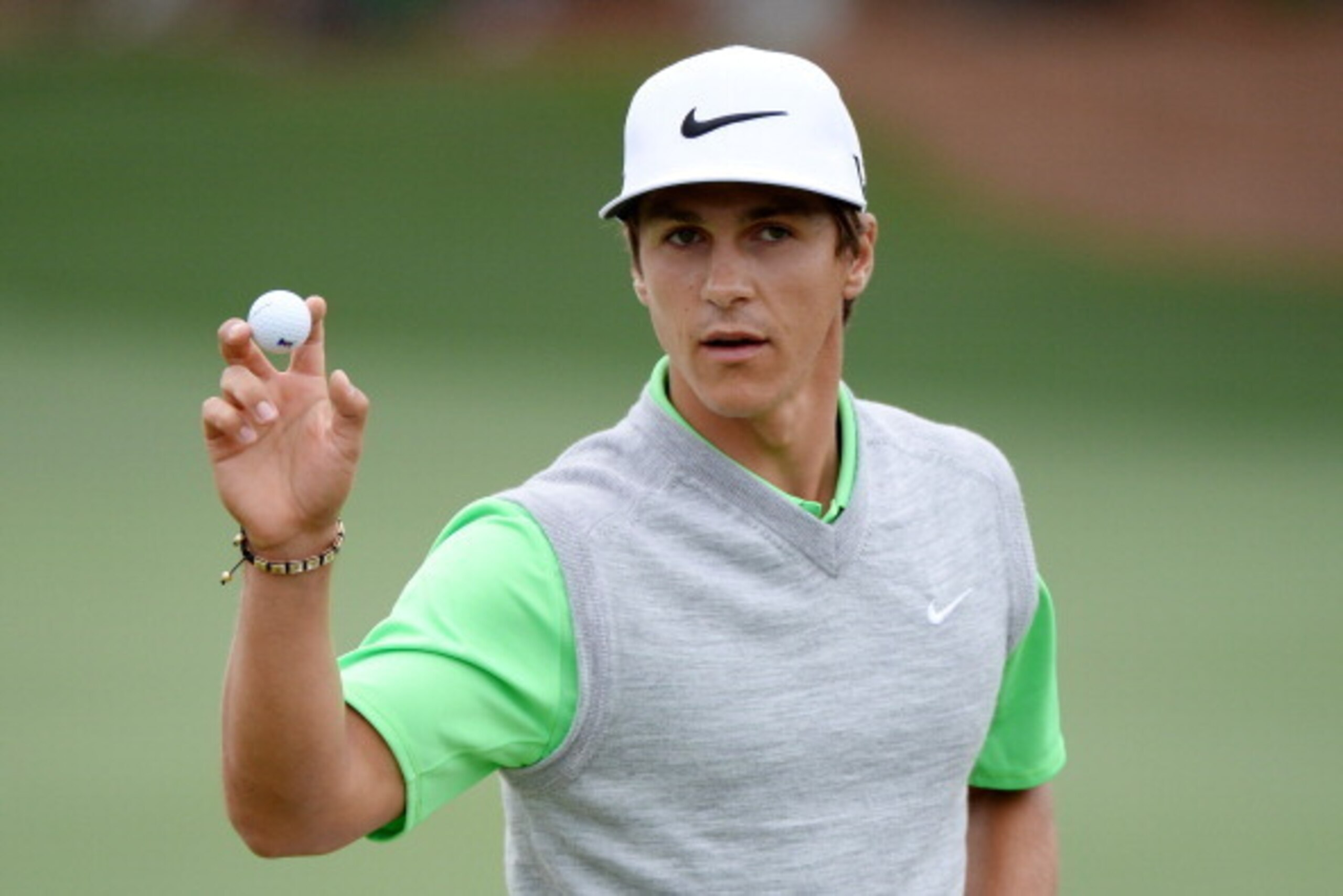 AUGUSTA, GA - APRIL 14:  Thorbjorn Olesen of Denmark on the second hole during the final round of the 2013 Masters Tournament at Augusta National Golf Club on April 14, 2013 in Augusta, Georgia.  (Photo by Harry How/Getty Images)