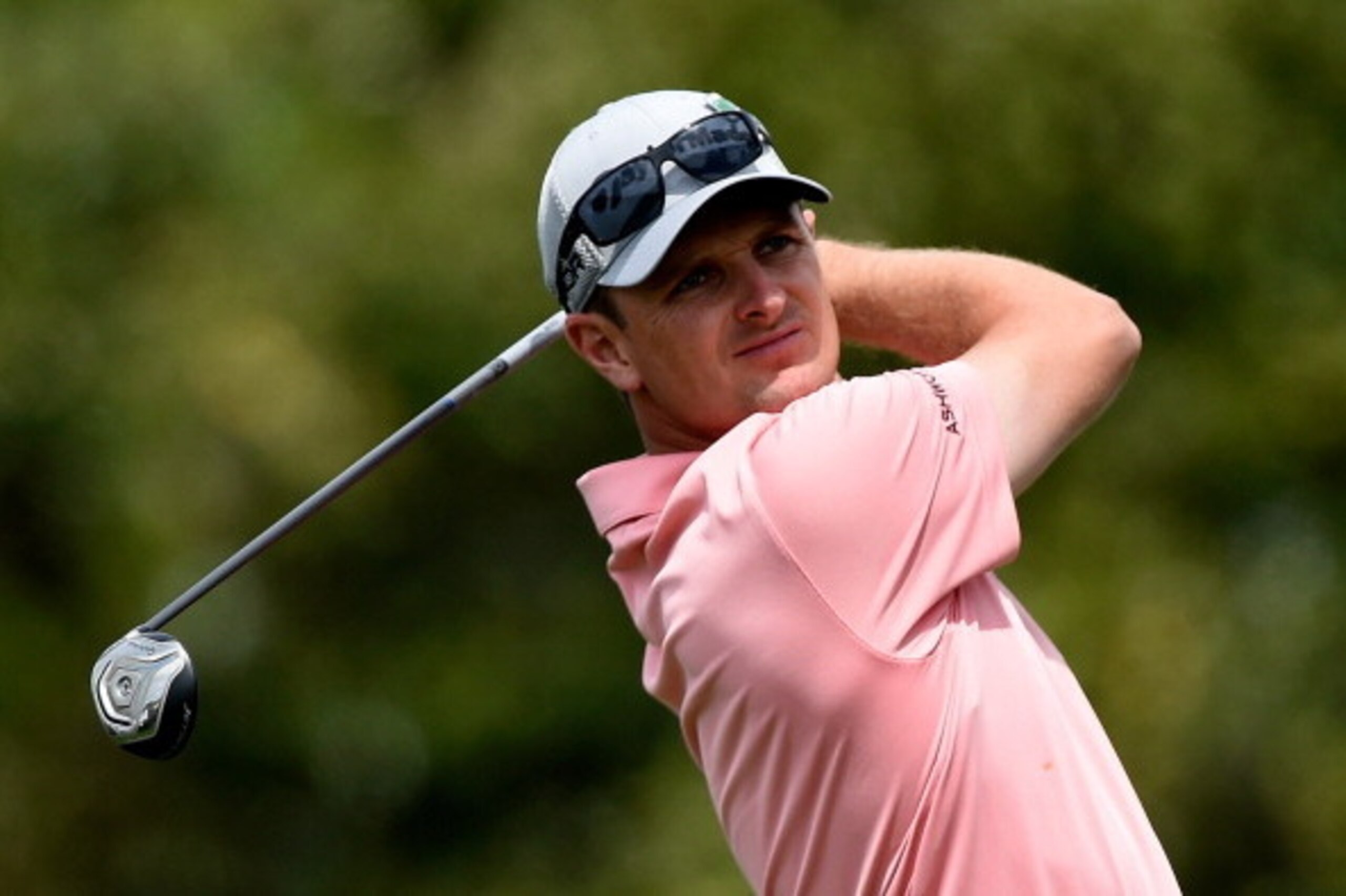 AUGUSTA, GA - APRIL 08:  Justin Rose of England watches a tee shot during a practice round prior to the start of the 2014 Masters Tournament at Augusta National Golf Club on April 8, 2014 in Augusta, Georgia.  (Photo by Harry How/Getty Images)