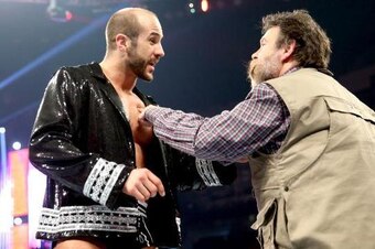 Zeb doesn't take the news of Cesaro getting a new manager too well.
